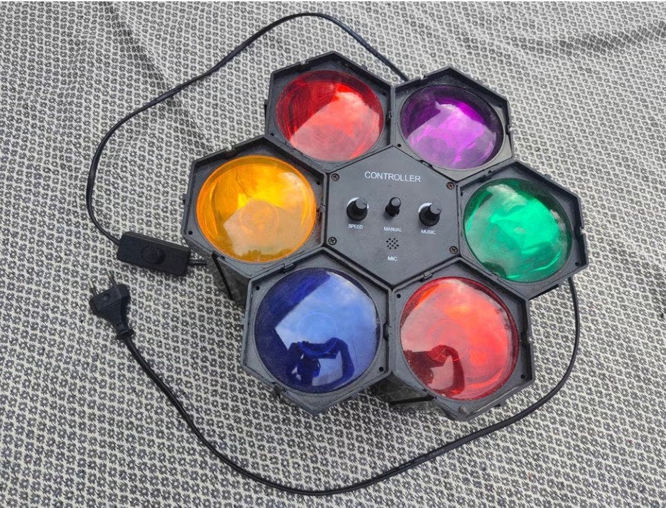 Kotronic Lichteffect mt Meerdere Kleuren en Geluidsbesturing, Ophalen of Verzenden, Gebruikt, Licht, Geluidgestuurd