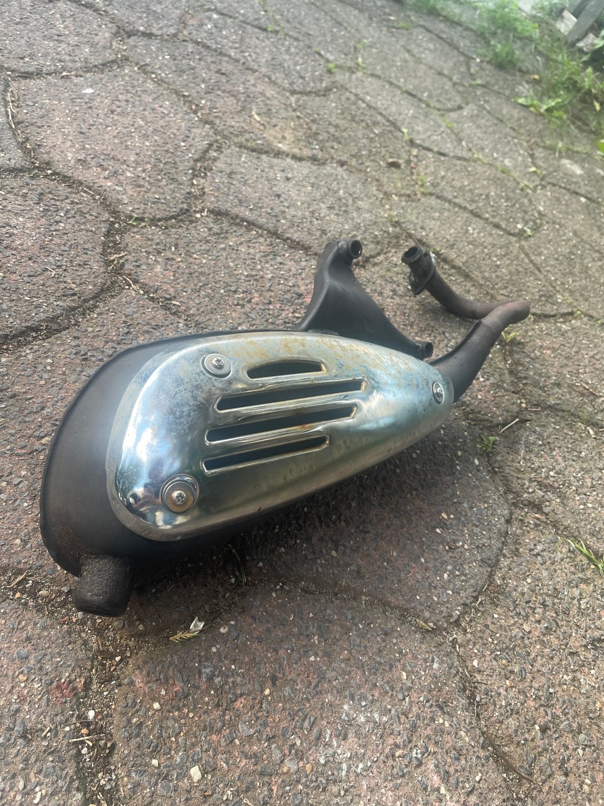 Vespa 2 Takt uitlaat, Ophalen, Zo goed als nieuw, Uitlaat, Vespa