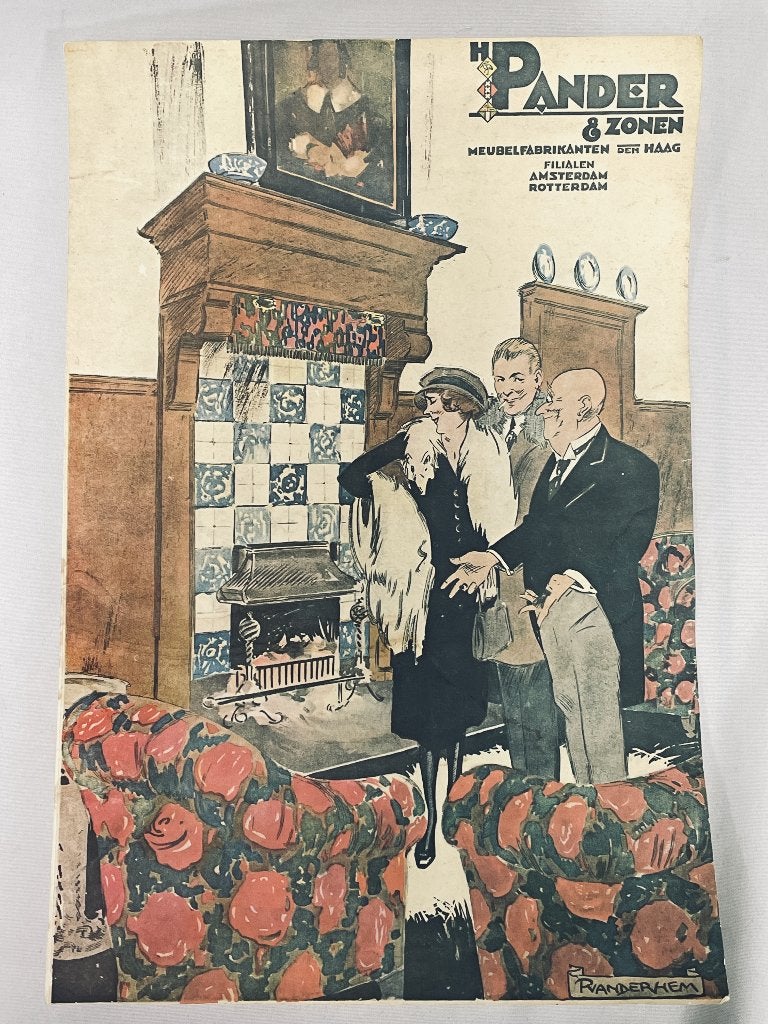 Pander & Zonen meubelfabrikanten affiche Piet van der Hem, Gebruikt, -, -, Overige typen