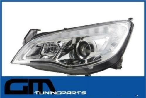Led dagrij koplampen opel astra J chrome uitvoering, -, -, Opel, Nieuw