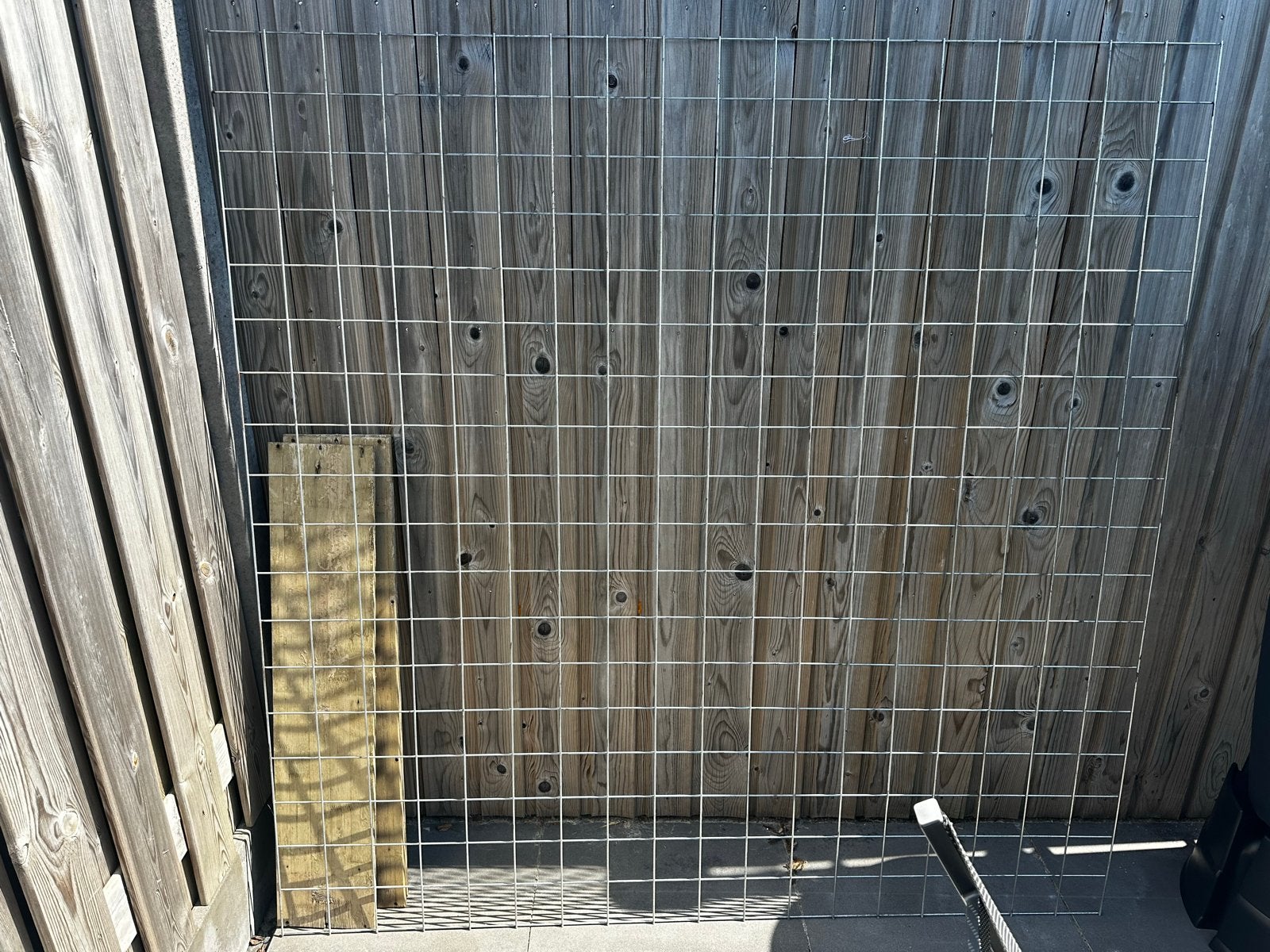 Gaashekwerk 180 x 180 cm - Gratis af te halen, Tuin en Terras, Tuinhekken en Hekwerk, Ophalen, Gebruikt, IJzer, Gaashekwerk