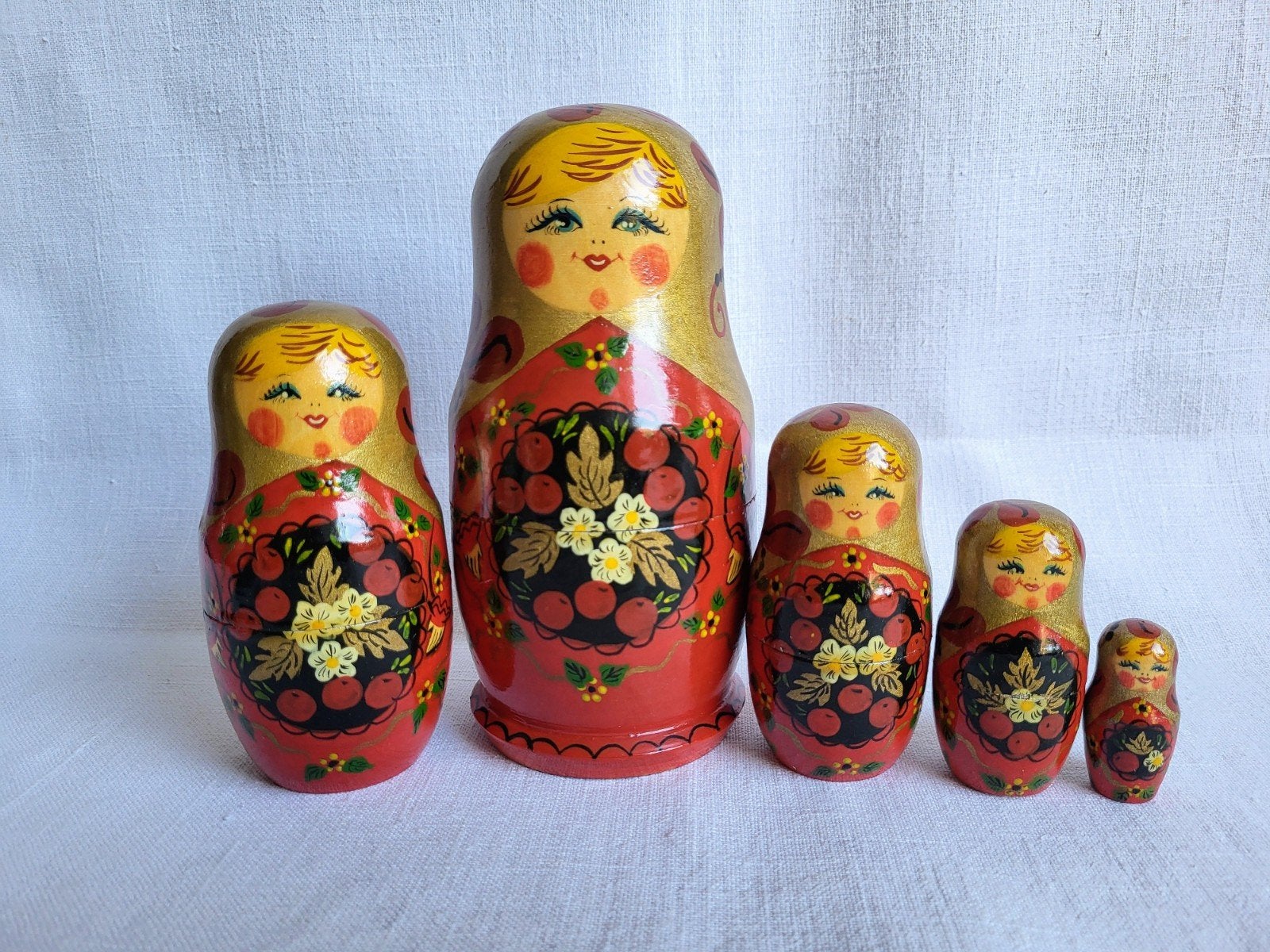 matroesjka set van 5, Ophalen of Verzenden