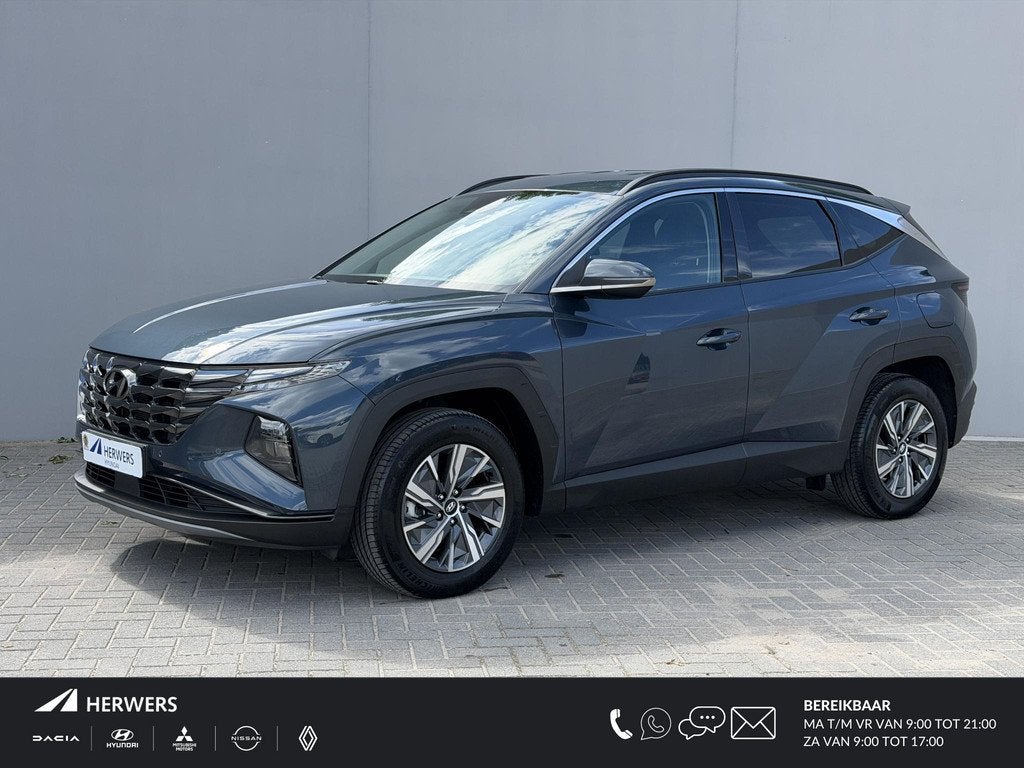 Hyundai Tucson 1.6 T-GDI HEV Comfort Smart / Afneembare Trek, Auto's, Hyundai, Bedrijf, Te koop, Tucson, ABS, Achteruitrijcamera