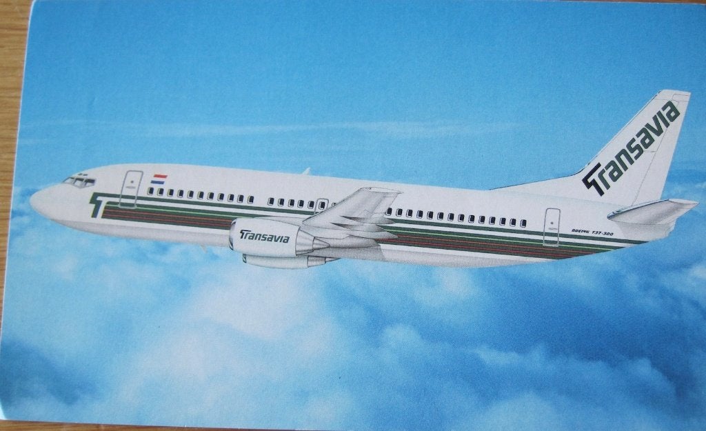Transavia Boeing 737 - 300 - nieuw, Verzenden, 1980 tot heden, Ongelopen, Overige thema's