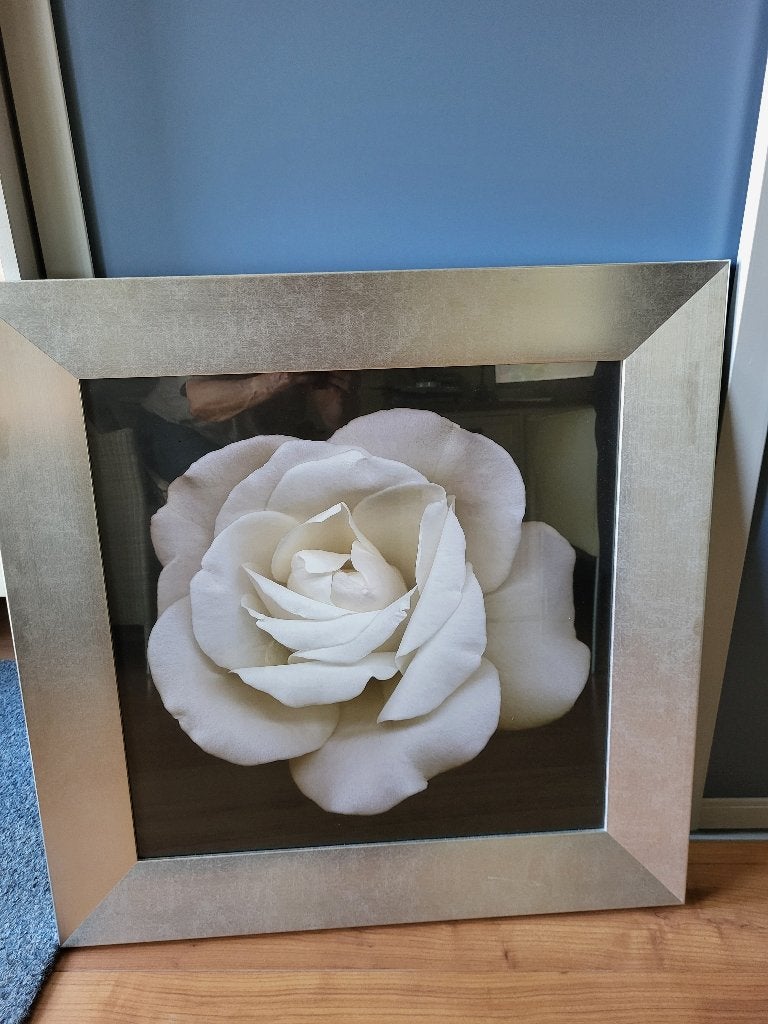schilderij in mooie stevige lijst, Ophalen, 77 cm, 77 cm, Ingelijst werk