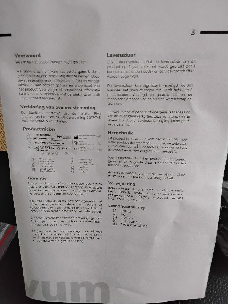 Rollator, Ophalen, Opvouwbaar, Nieuw