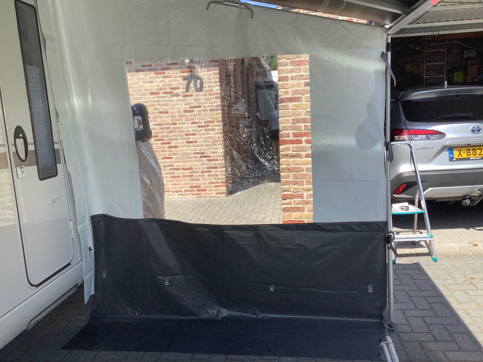 nieuwe Fiamma zijwanden en Obelink allweather front 430 cm, Caravans en Kamperen, Ophalen of Verzenden, Nieuw