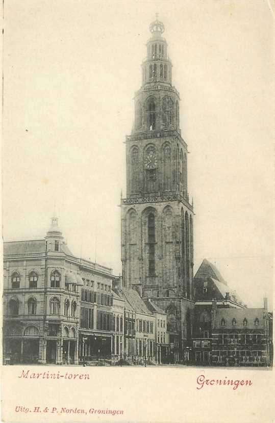 300-215-029 Groningen Martini Toren, Verzenden, Voor 1920, Groningen