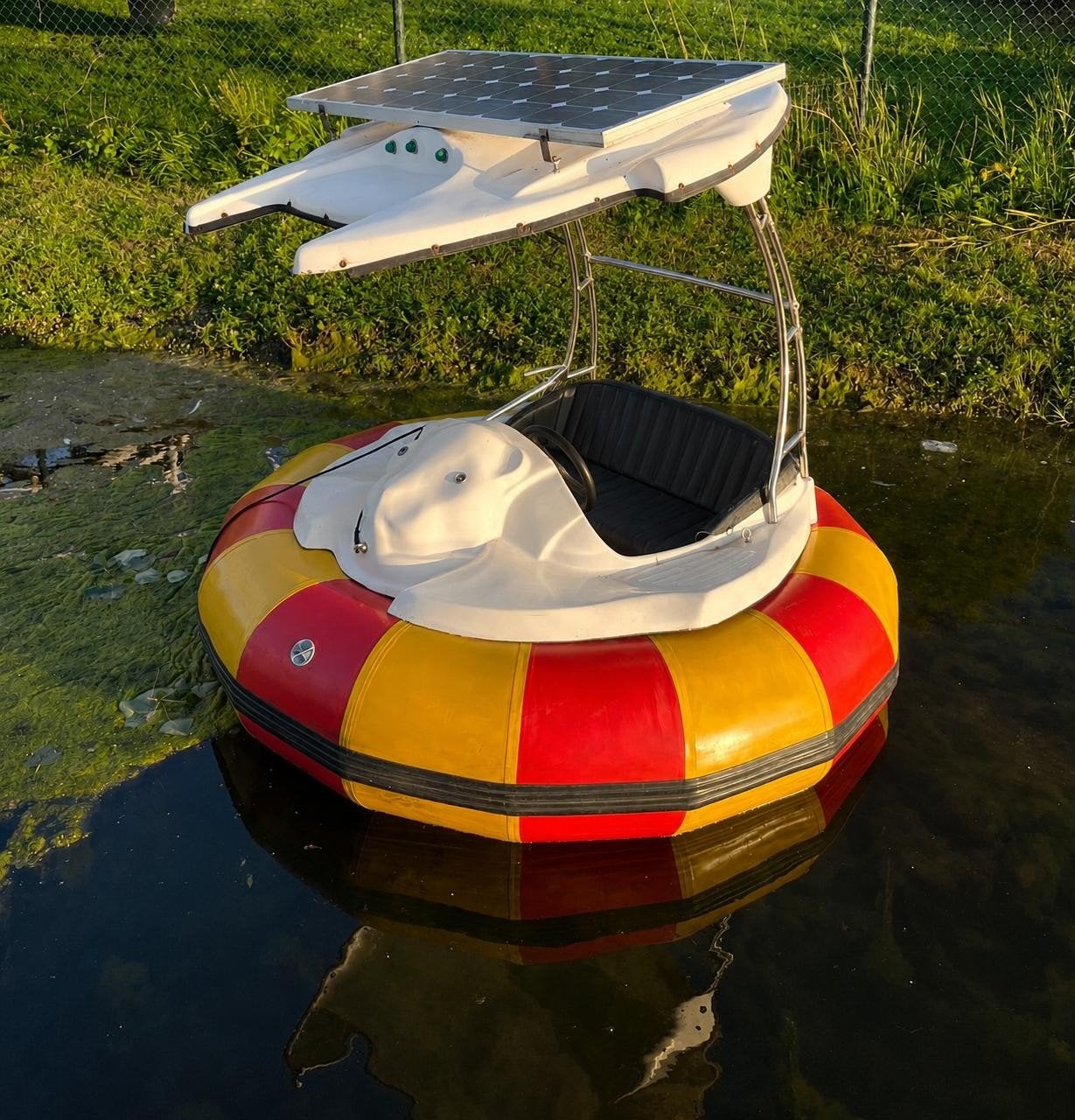 bumper bootje electrisch bootje, Watersport en Boten, Ophalen of Verzenden, Gebruikt, Overige typen, Motorboot