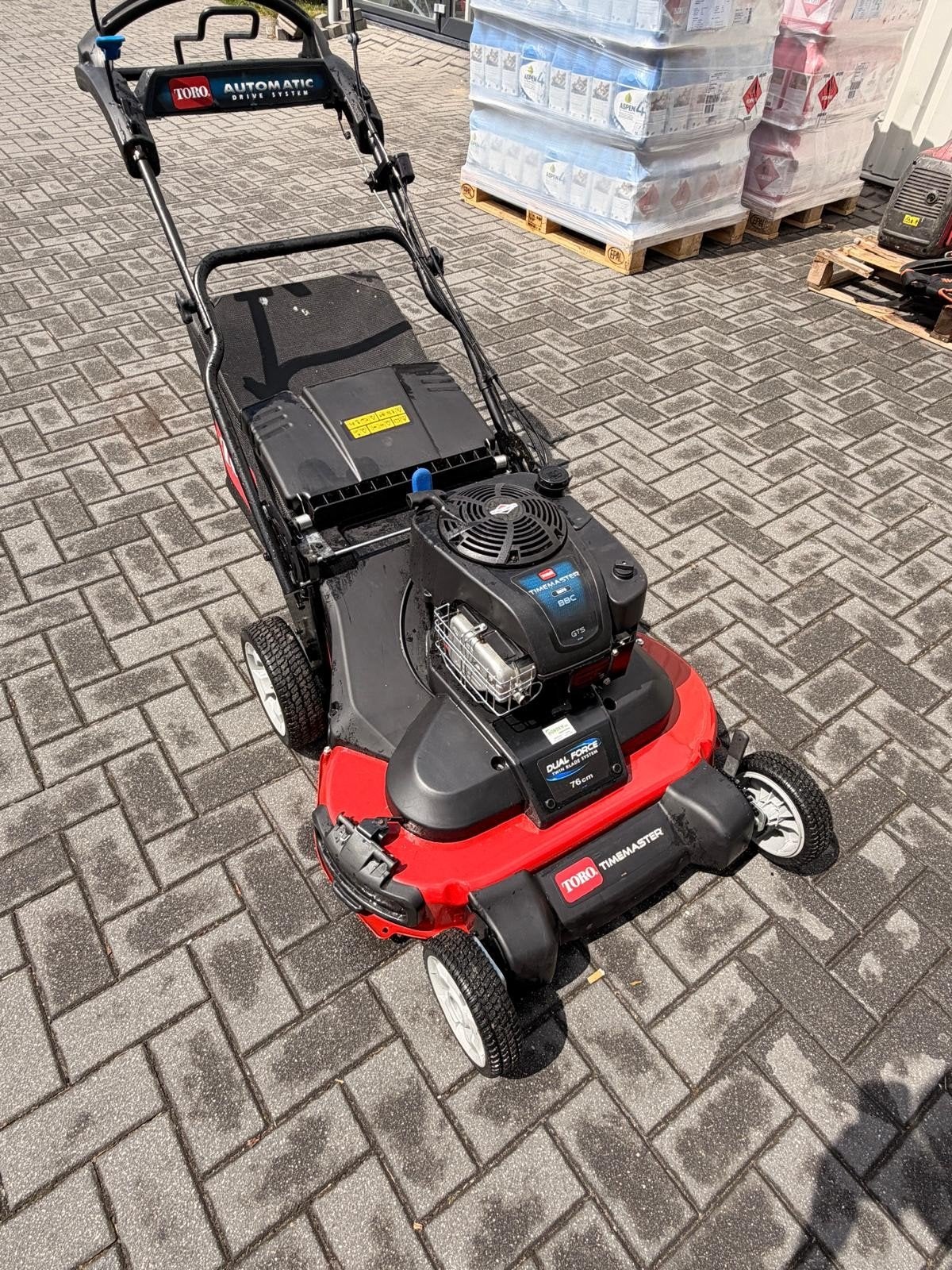 Demo Toro Timemaster Maaier 76cm met aandrijving, Ophalen, Cirkelmaaier, Toro, Zo goed als nieuw