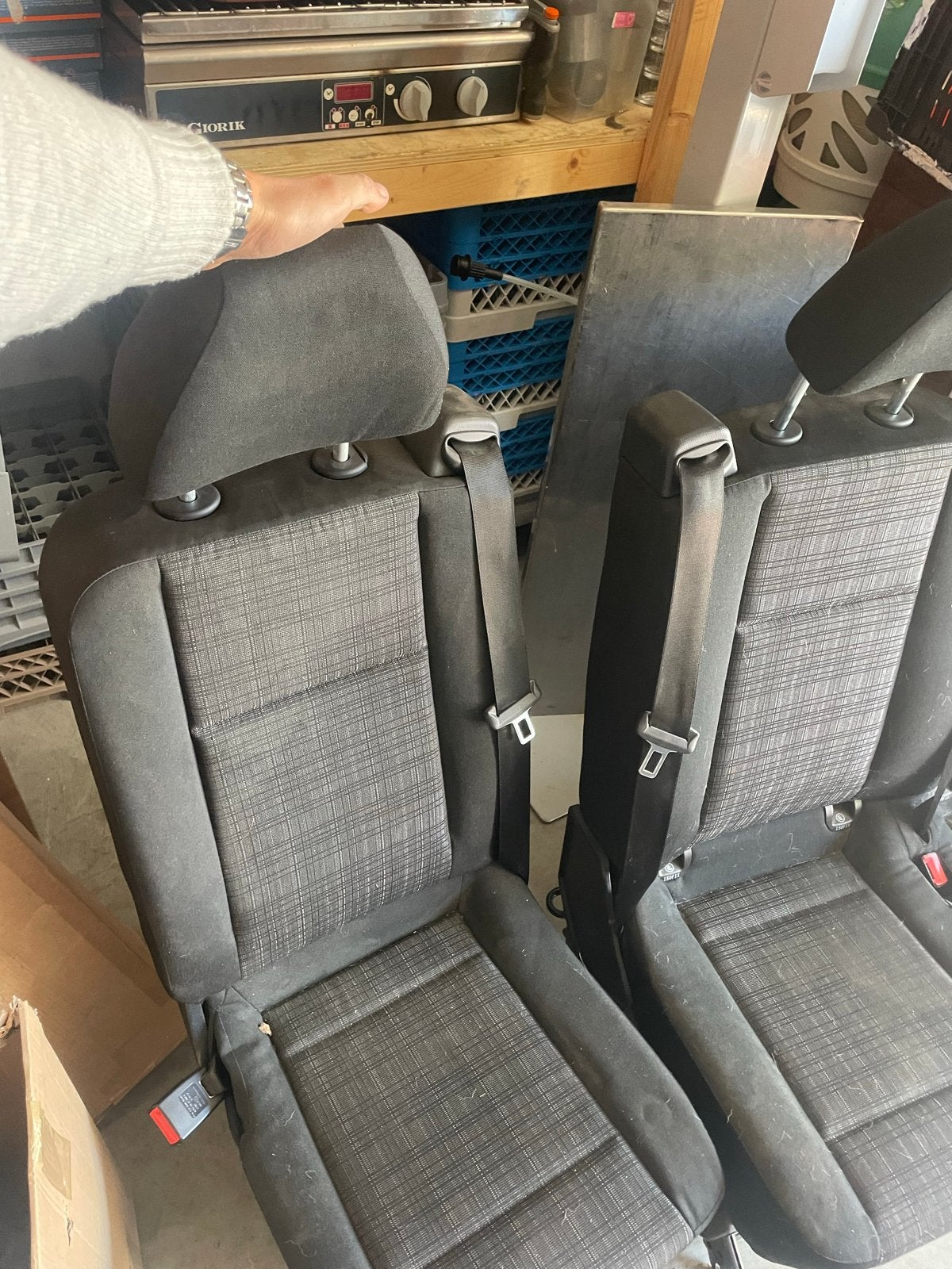Mercedes-Benz Vito/Viano banken (2- en 1-persoons), Auto-onderdelen, Interieur en Bekleding, Ophalen, Gebruikt, Mercedes-Benz