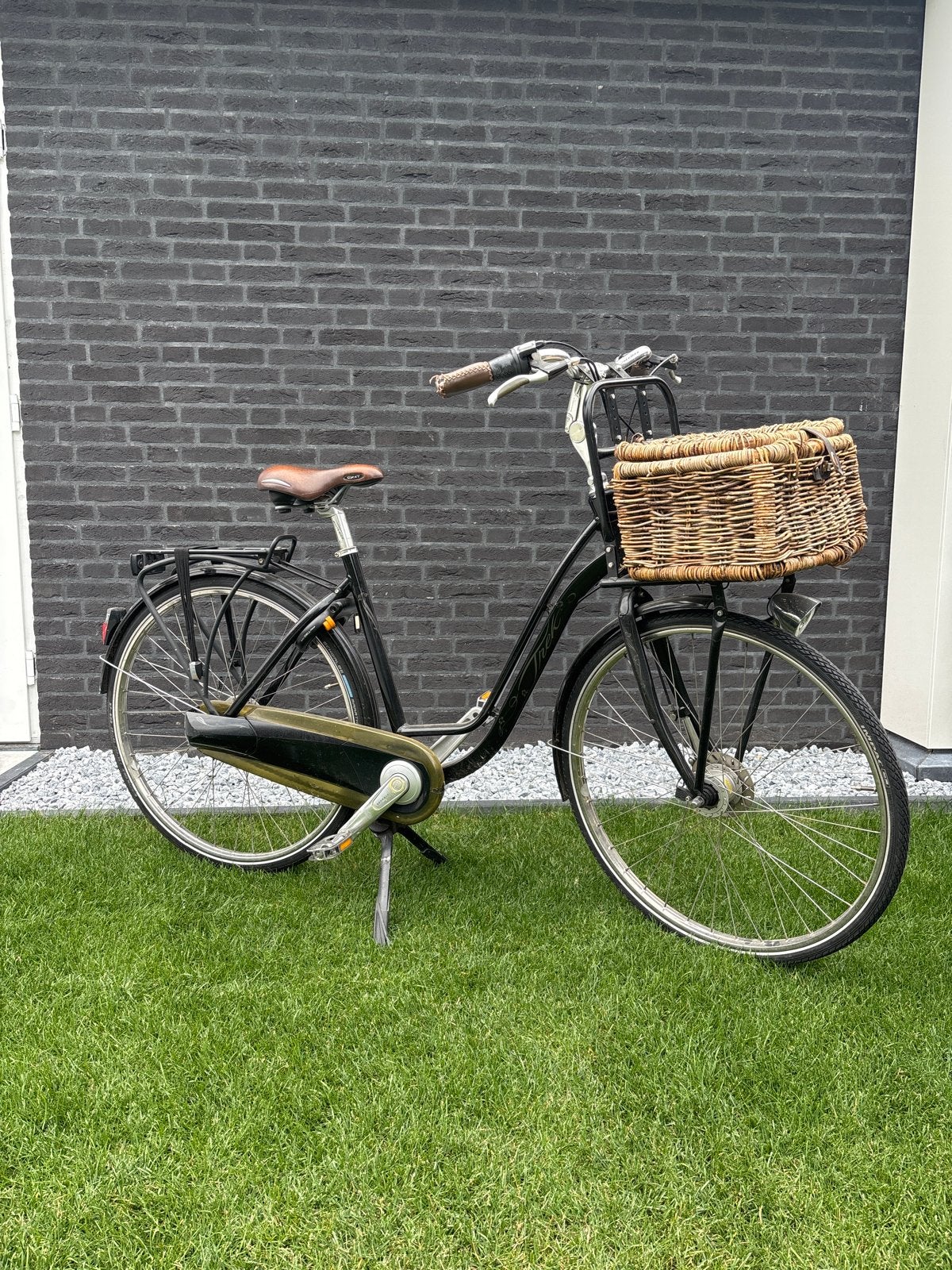 Trek damesfiets met fietsmand en 7 versnellingen, Ophalen, Gebruikt, Overige merken, Versnellingen