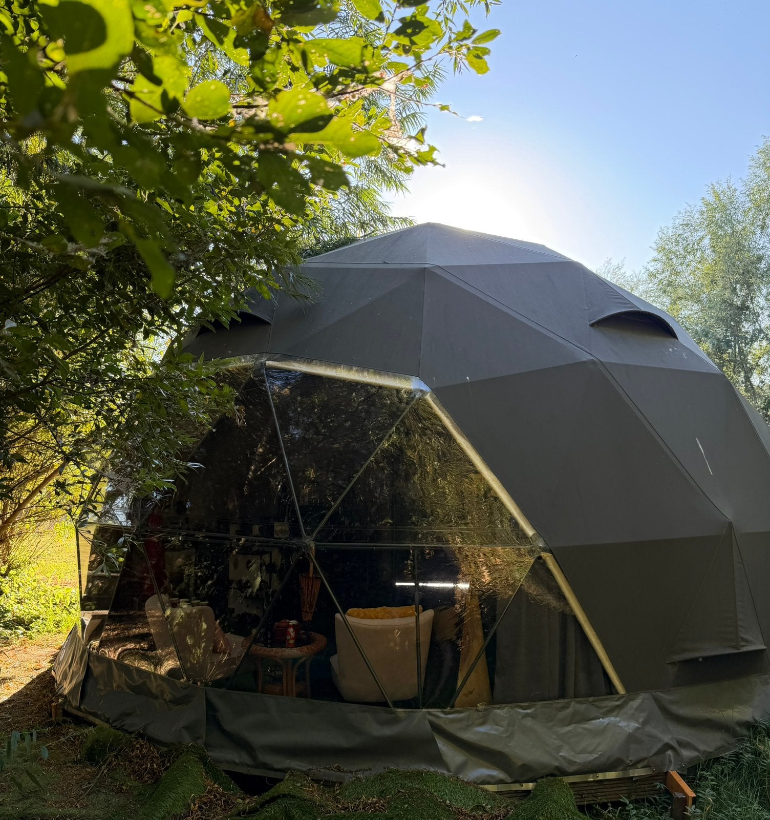 De Waard dome 6 m met vloer – demontabel, Ophalen, Overige typen, 6 meter of meer, 2 meter of meer
