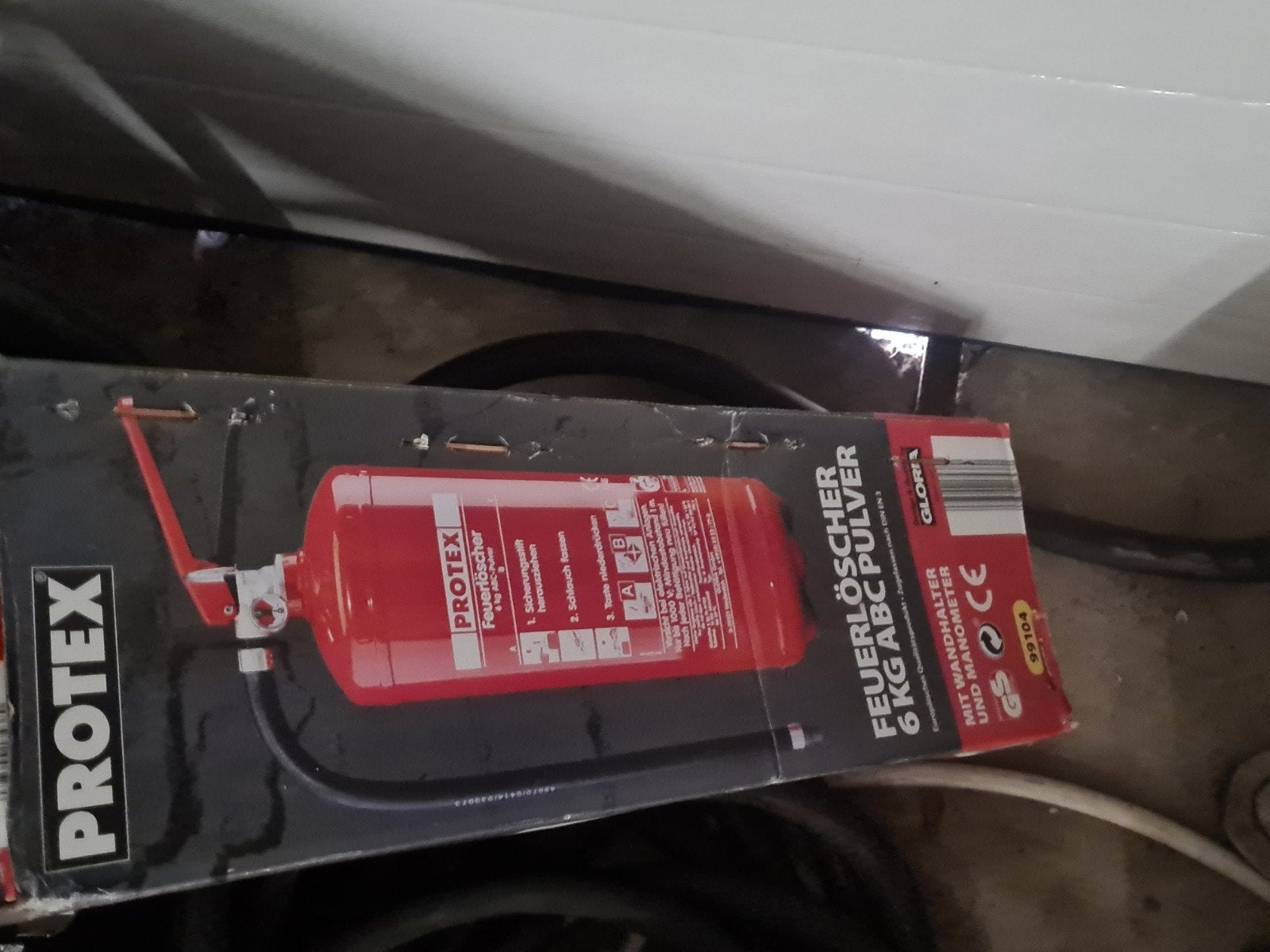 PROTEX Brandblusser 6 KG ABC Poeder Nieuw, Ophalen of Verzenden, Nieuw, Brandblusser