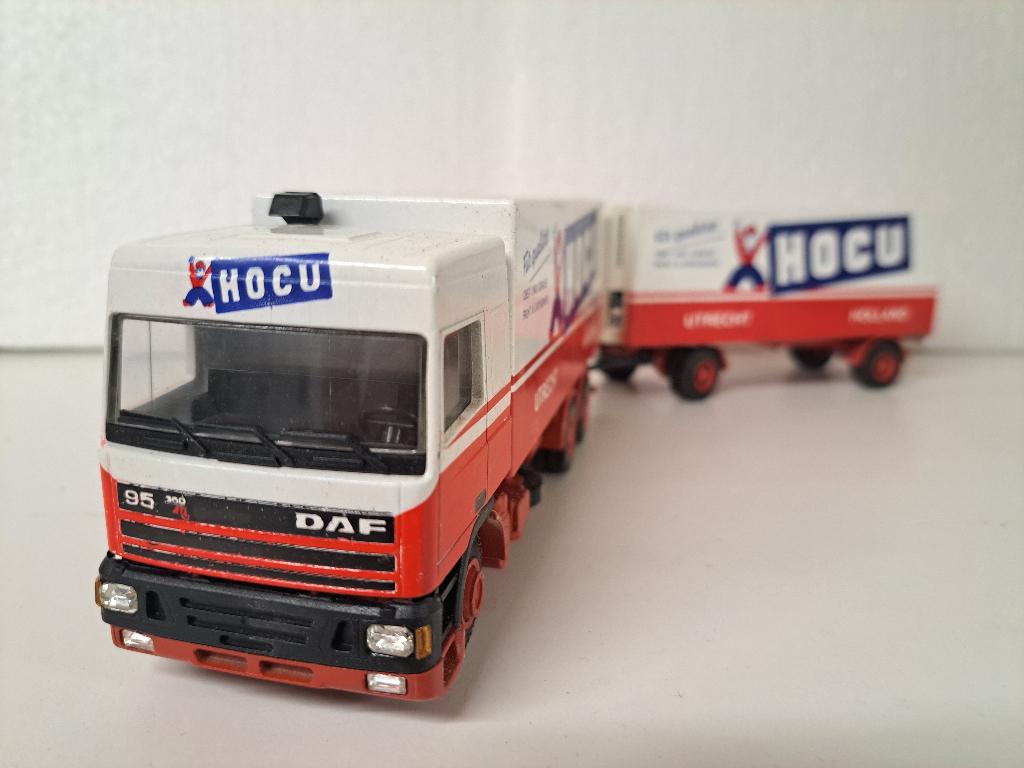 Liontoys Daf 95 350 Ati Hocu, Ophalen of Verzenden, Zo goed als nieuw, Bus of Vrachtwagen, Lion Toys