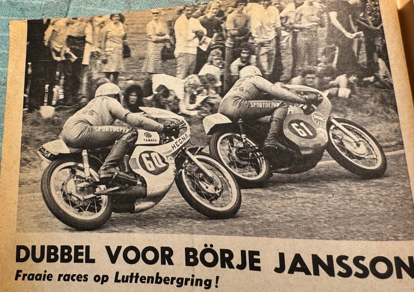 Verslag 1972 Raalte Races Luttenbergring Fred Koopman, Verzenden, Zo goed als nieuw