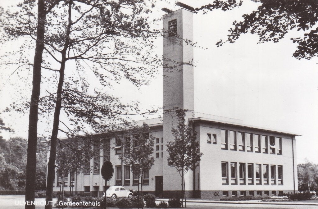 Ulvenhout - Gemeentehuis, Verzenden, 1960 tot 1980, Ongelopen, Noord-Brabant
