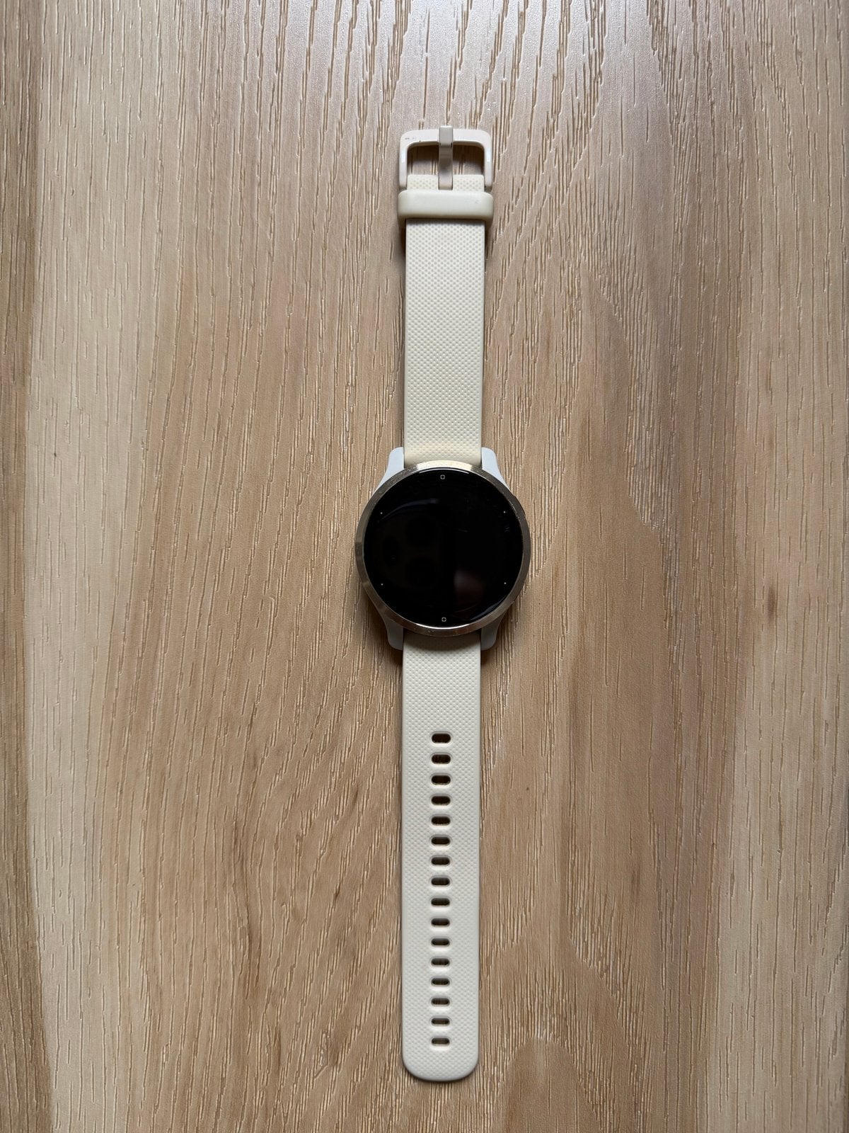 Garmin Venu 2S Music 40mm met oplader, Stappen, Gebruikt, Wit, Ophalen of Verzenden