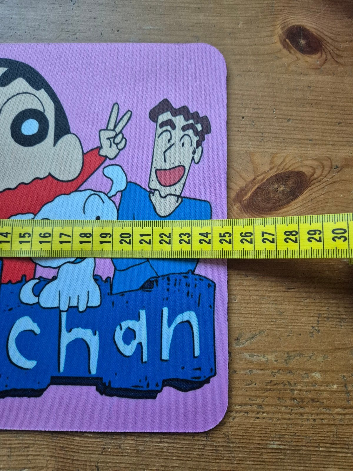 Shinchan muismat 25 cm, Ophalen of Verzenden, Zo goed als nieuw