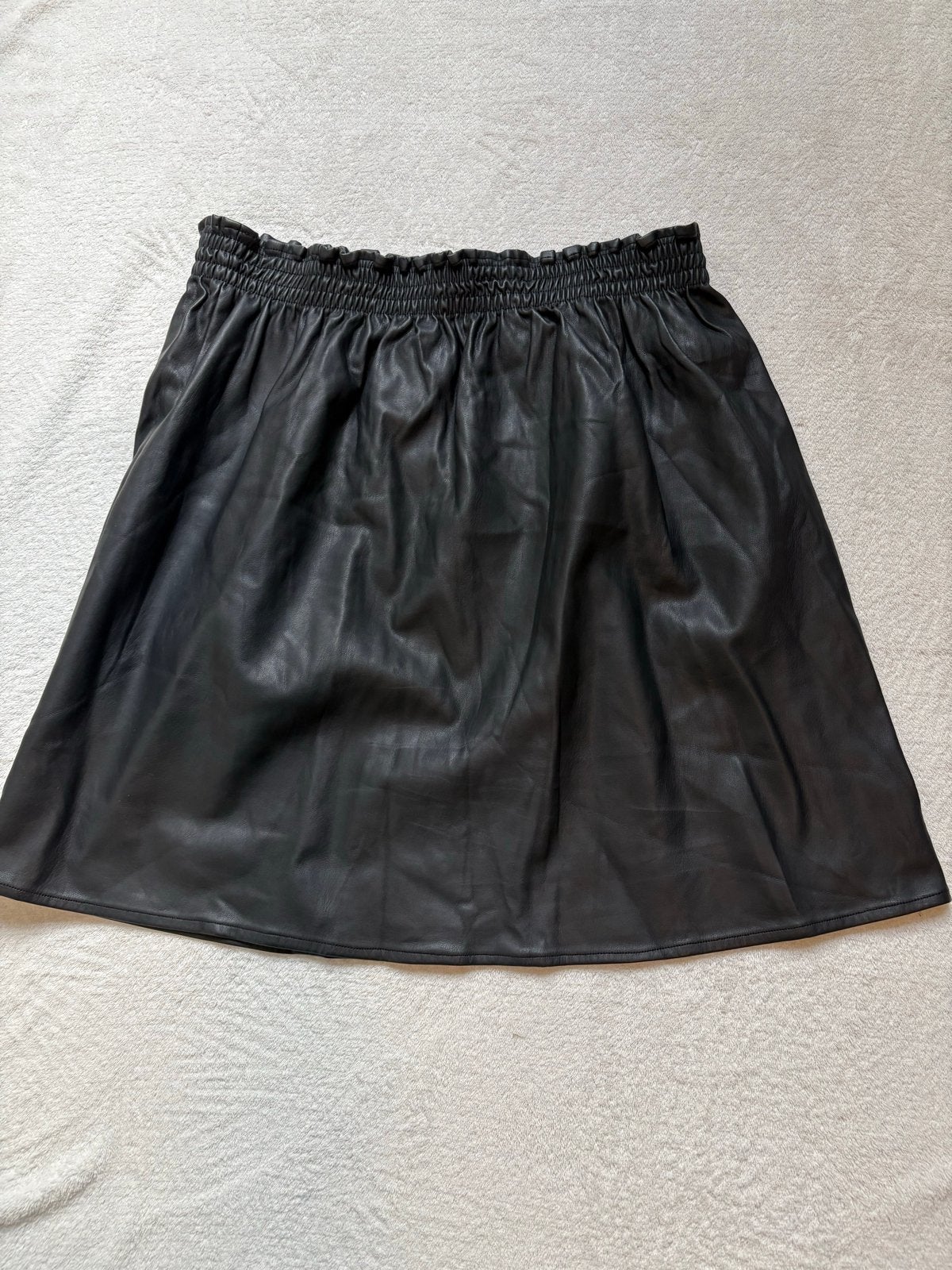 Costes Studio Zwart PU Leren Rok Maat 40, Kleding | Dames, Rokken, Maat 38/40 (M), Zwart, Ophalen of Verzenden, Zo goed als nieuw