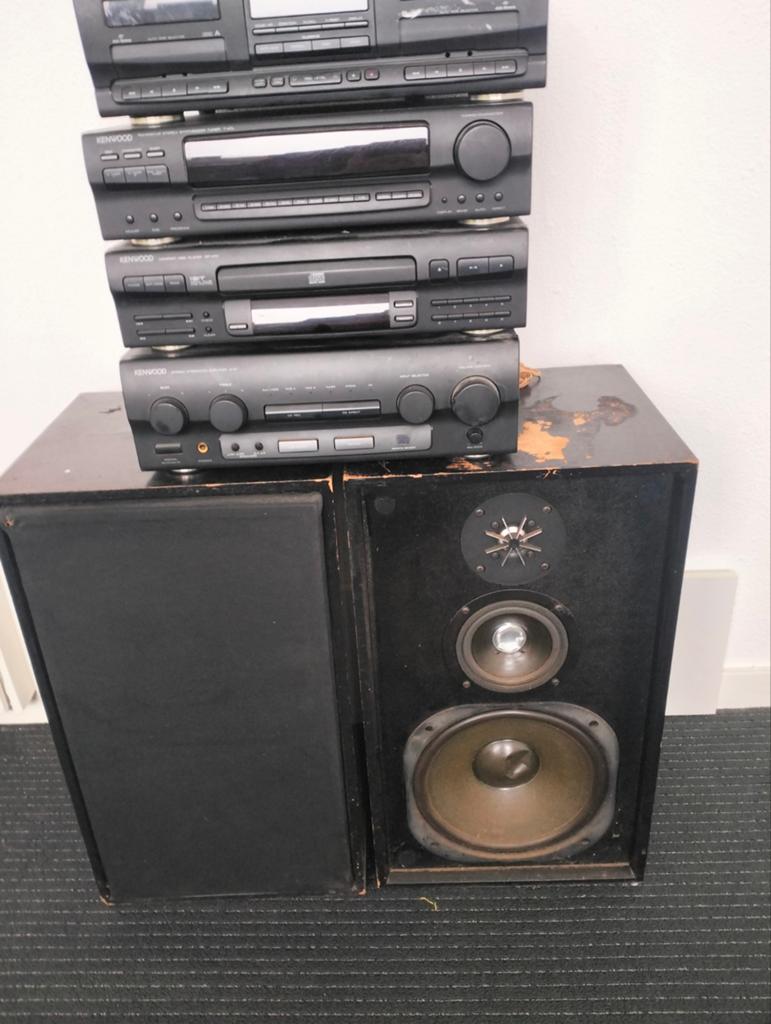 Kenwood Retro Stereo Set met Speakers, Overige merken, Gebruikt, Tuner of Radio, Losse componenten