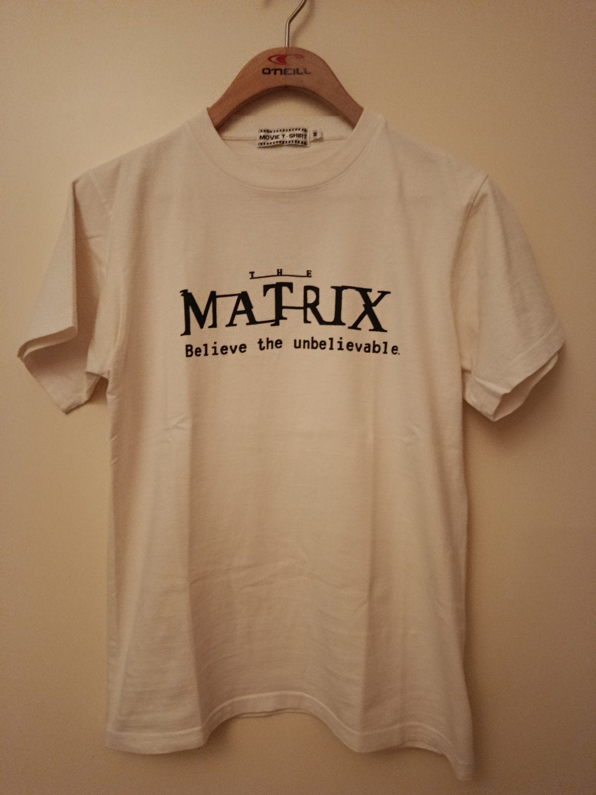 The Matrix promo shirt - Maat M (valt kleiner), Ophalen, Wit, Gedragen, Movie T-Shirt