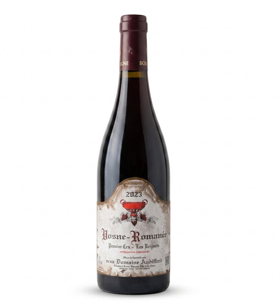 Vosne Romanee 1e Cru Les Reignots - Domaine Auddifred - 2023, Frankrijk, Nieuw, Ophalen of Verzenden, Rode wijn