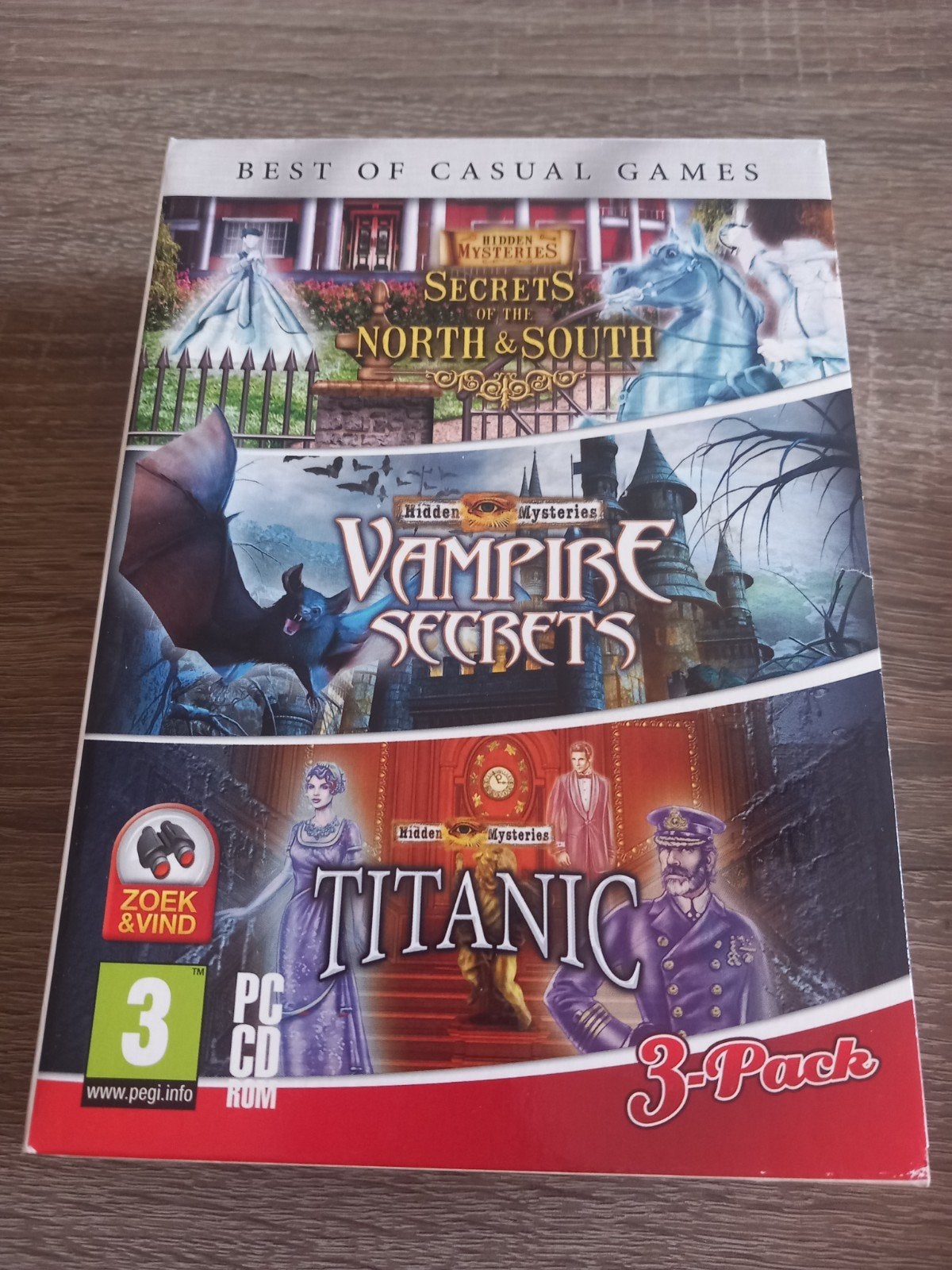 3 pack pc cd rom best of casual games, 1 speler, Ophalen of Verzenden, Zo goed als nieuw, Puzzel en Educatief