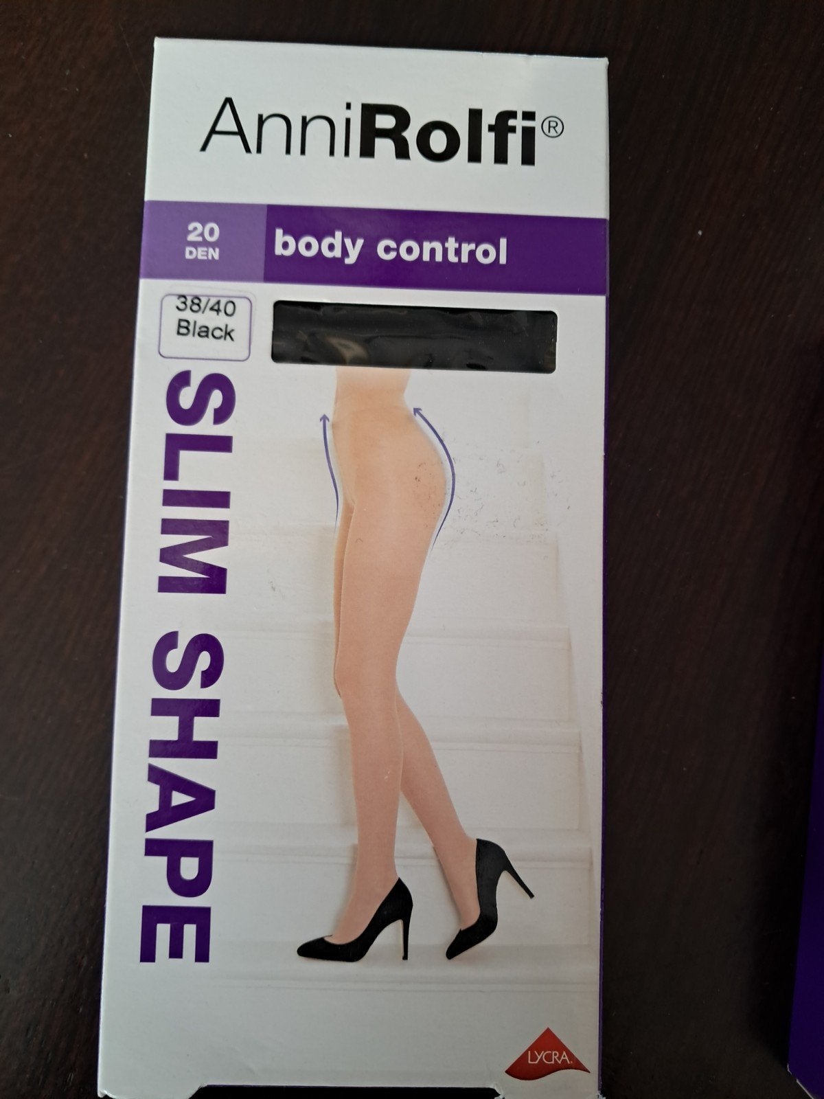 Anni Rolfi slim shape 20d panty 38-40 zwart., Zwart, Nieuw, Maat 40/42 (M), Ophalen of Verzenden