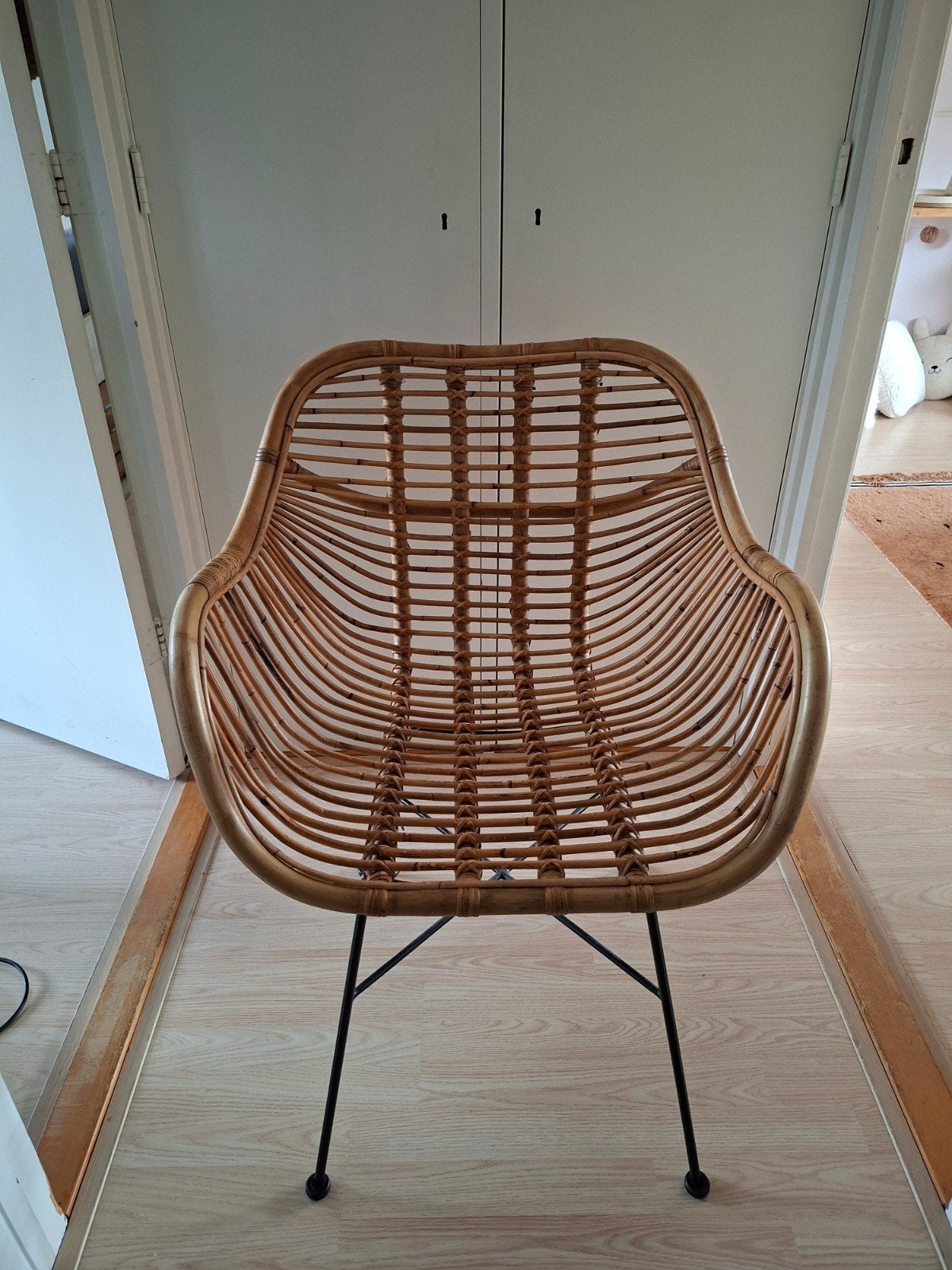 rotan kuipstoel, Ophalen of Verzenden