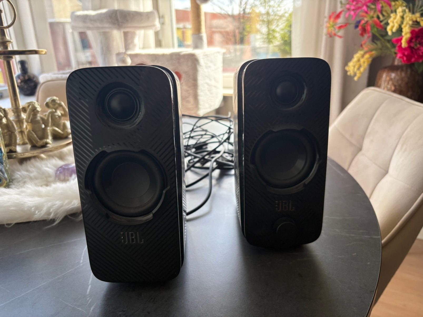 JBL quantum duo gaming speakers, Computers en Software, Ophalen, Zo goed als nieuw