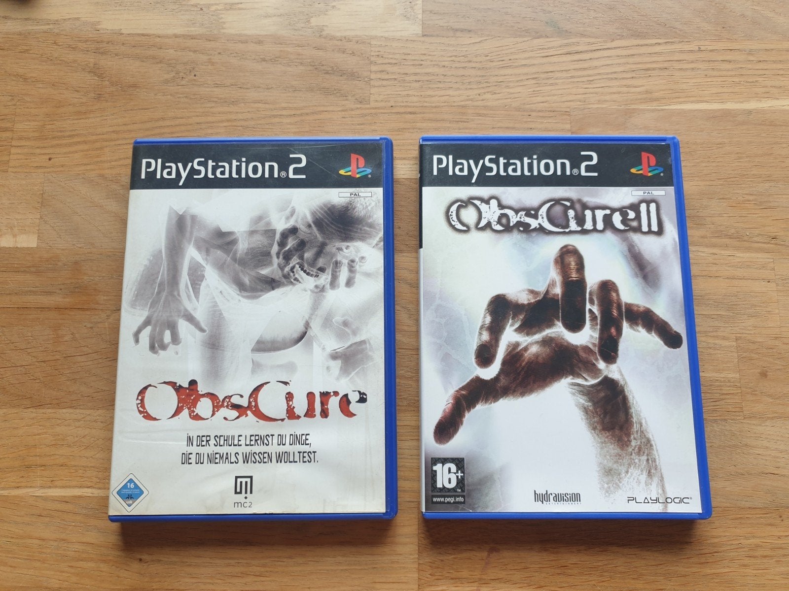 Obscure 1 & 2 PlayStation 2 (PS2) Horror Games, Avontuur en Actie, Gebruikt, 2 spelers, Ophalen of Verzenden
