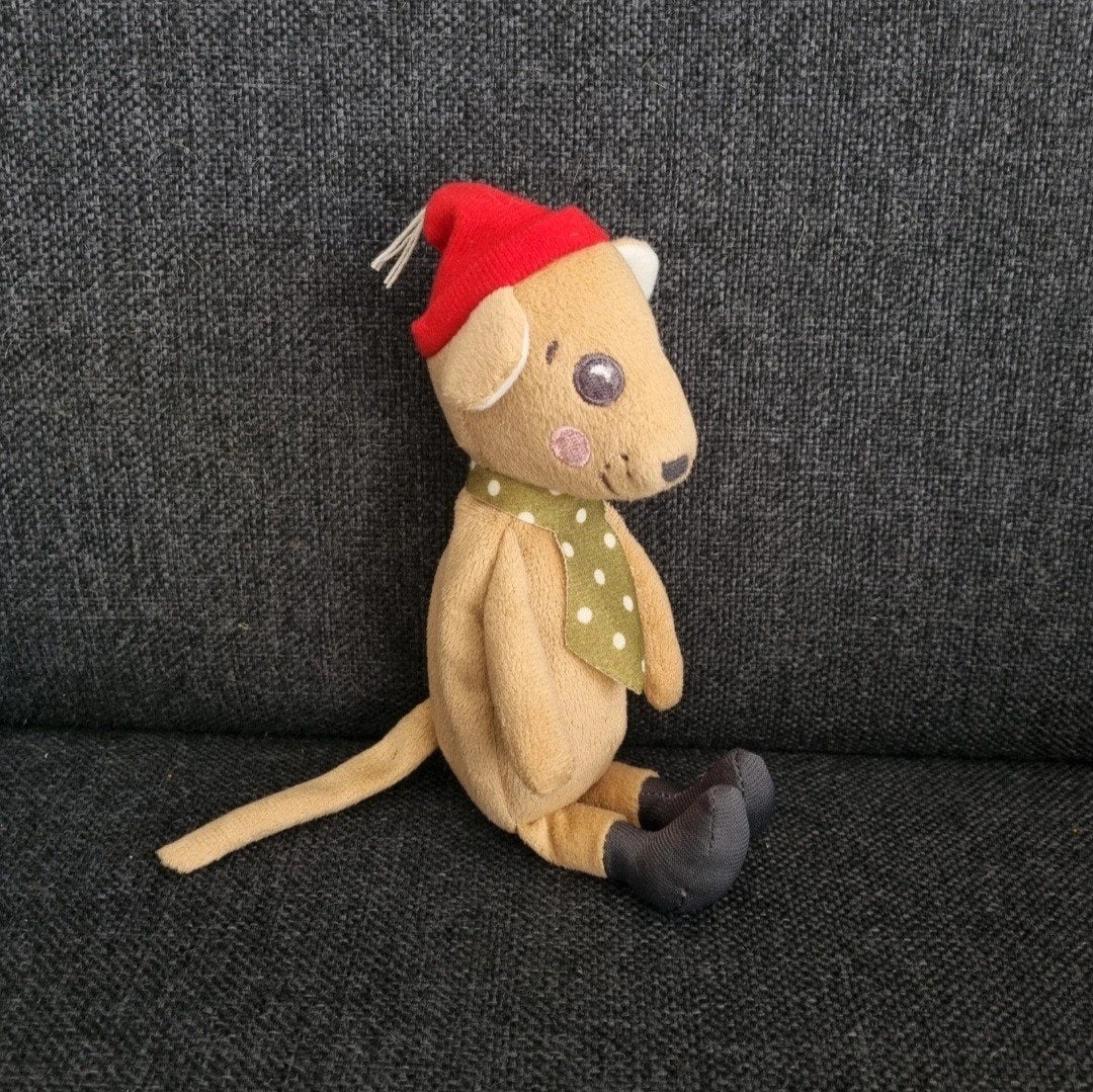 Ikea gosig ratta muis rode muts ikea hasselmus mouse, Ophalen of Verzenden, Overige typen