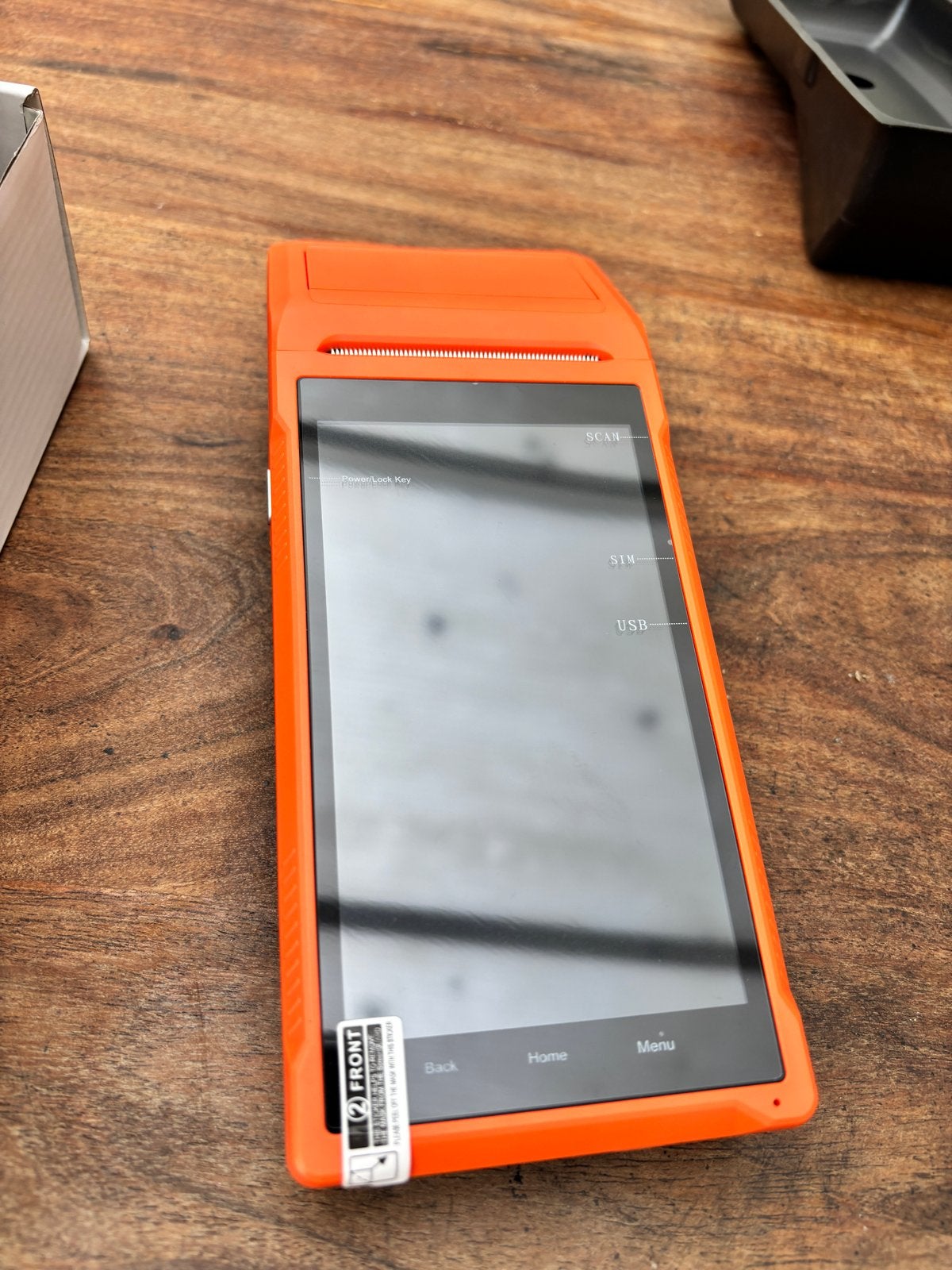 Draagbaar Draadloos POS Systeem JP-Q2S - Oranje, Verzamelen, Elektronische Apparatuur, Ophalen of Verzenden