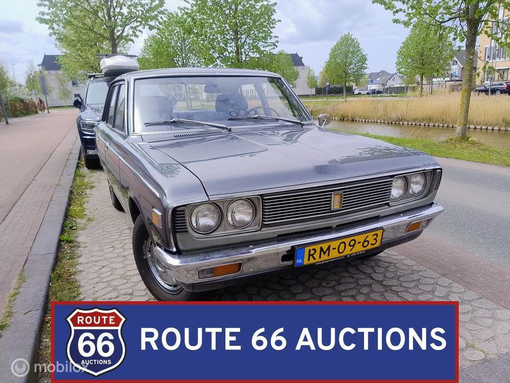 Toyota Crown Sedan | 1971 | Route 66 Auctions, Auto's, Oldtimers, Overige carrosserieën, Zwart, Bedrijf, Handgeschakeld