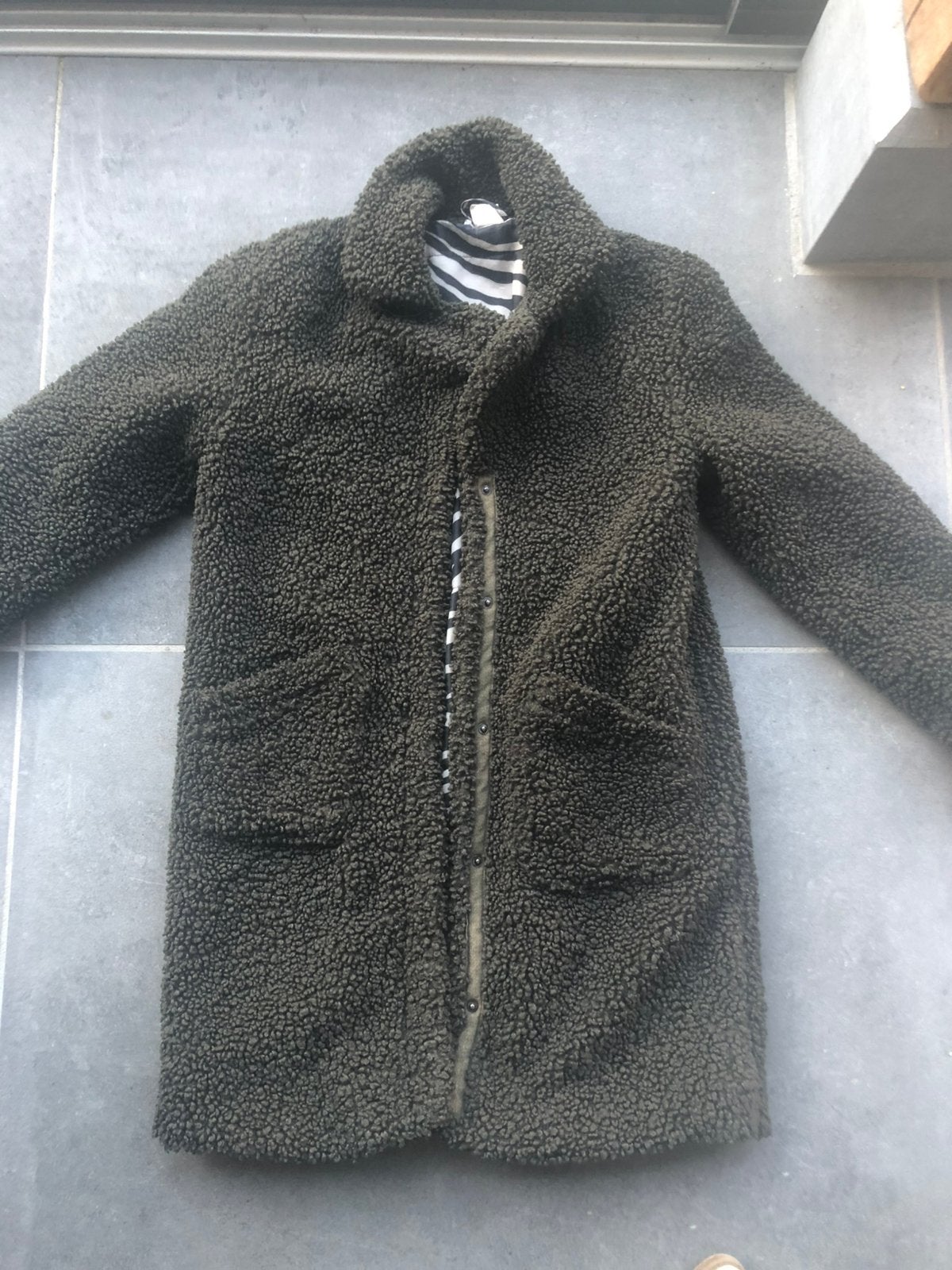 Teddy winter jas hema maat 146/152, Ophalen of Verzenden, Gebruikt, Meisje, Jas