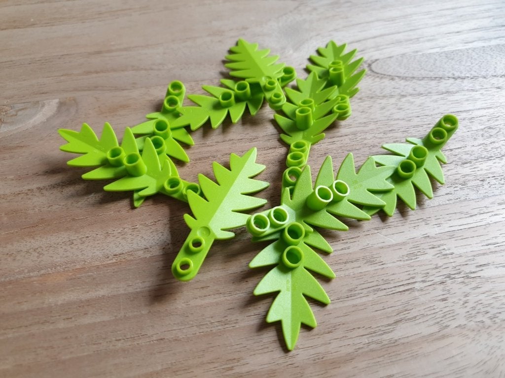 Partij N571=10x Nieuwe Lego palmboom bladeren, Lego, Lego, Lego, Accessoire