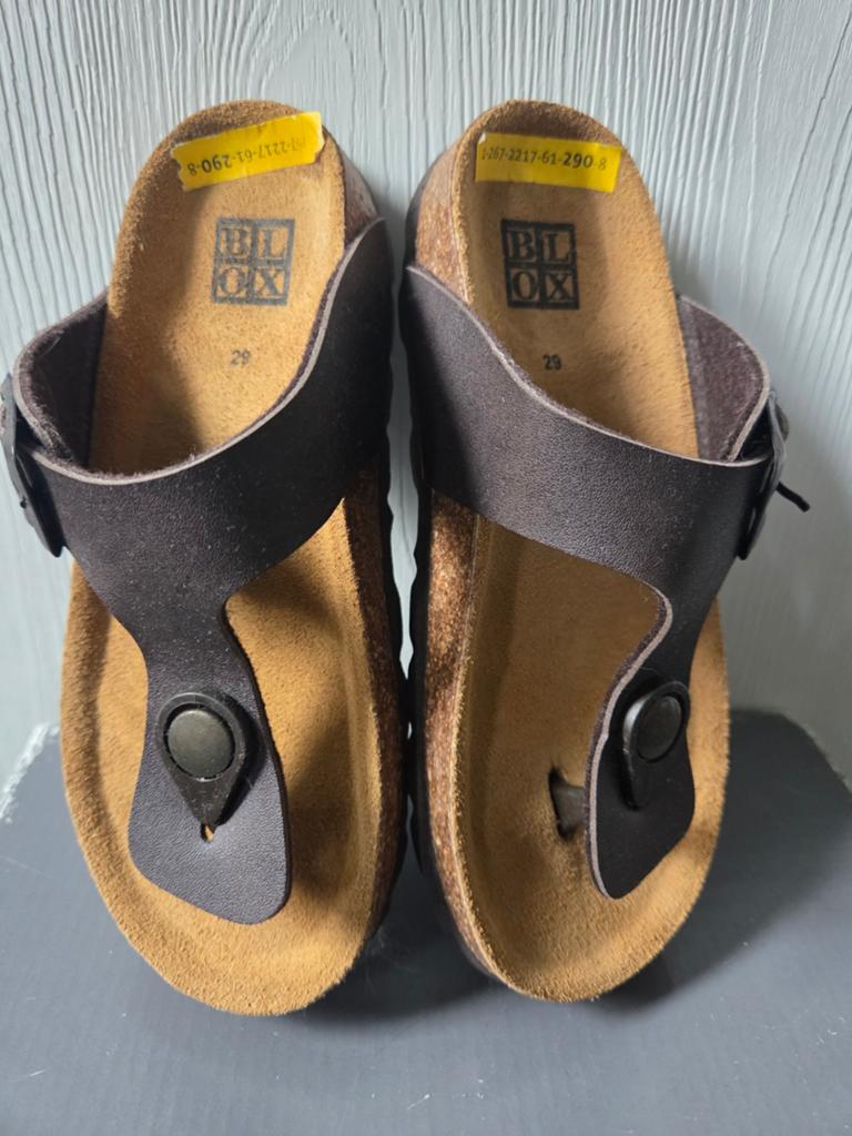 Nieuwe leren sandalen maat 29 - Blox, Jongen of Meisje, Overige typen, Ophalen of Verzenden, Nieuw