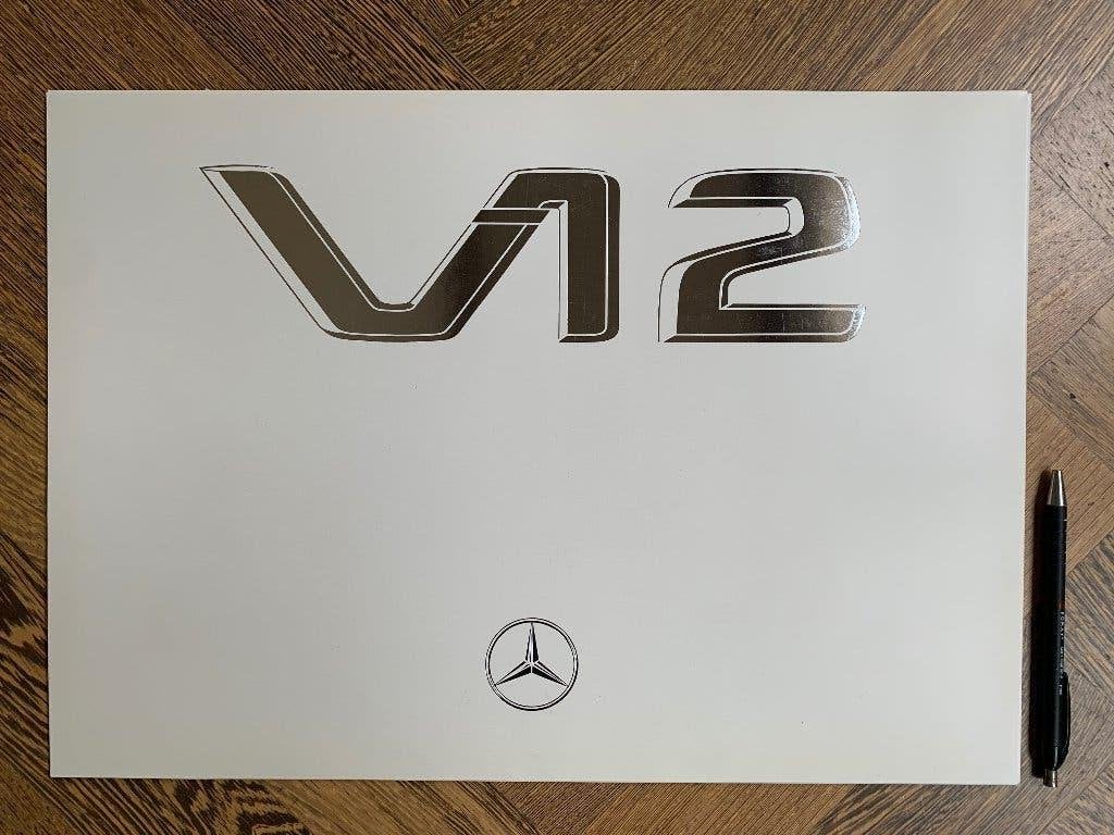 Grote Nederlandse map Mercedes-Benz W140 600 SEL V12 1991, Boeken, Zo goed als nieuw, Mercedes-Benz, Mercedes, Ophalen of Verzenden