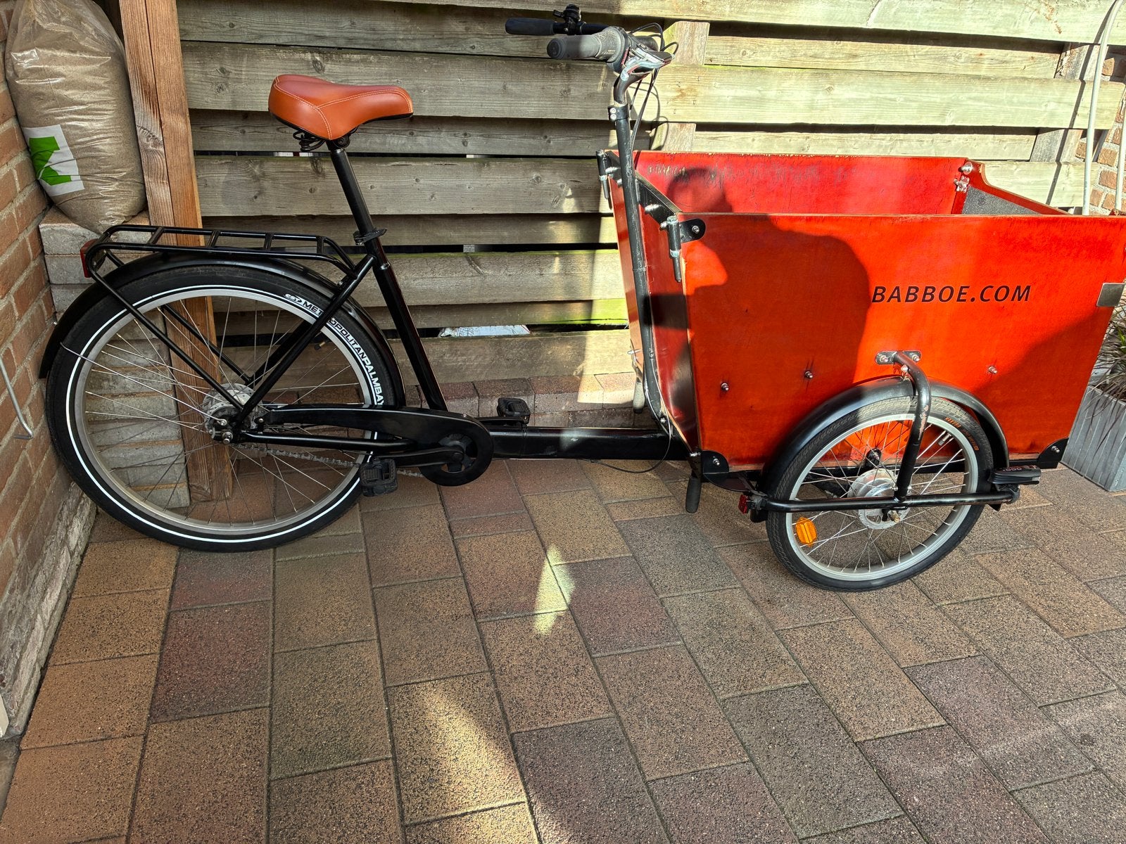 Babboe Dog bakfiets - Ideaal voor hondenliefhebbers, Fietsen en Brommers, Ophalen, Gebruikt, Trommelrem, Goederen