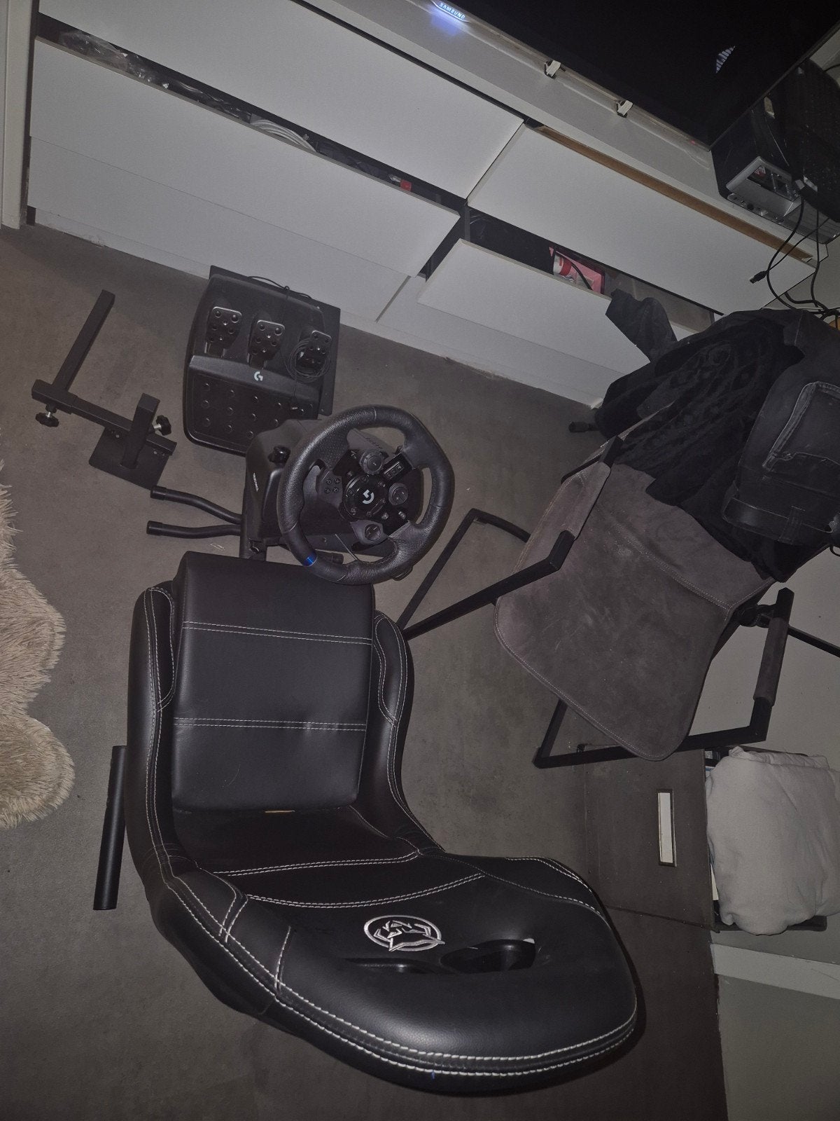 Logitech G29 racestuur met Playseat Evolution, Spelcomputers en Games, Racestuur, Gebruikt, Force feedback, Logitech