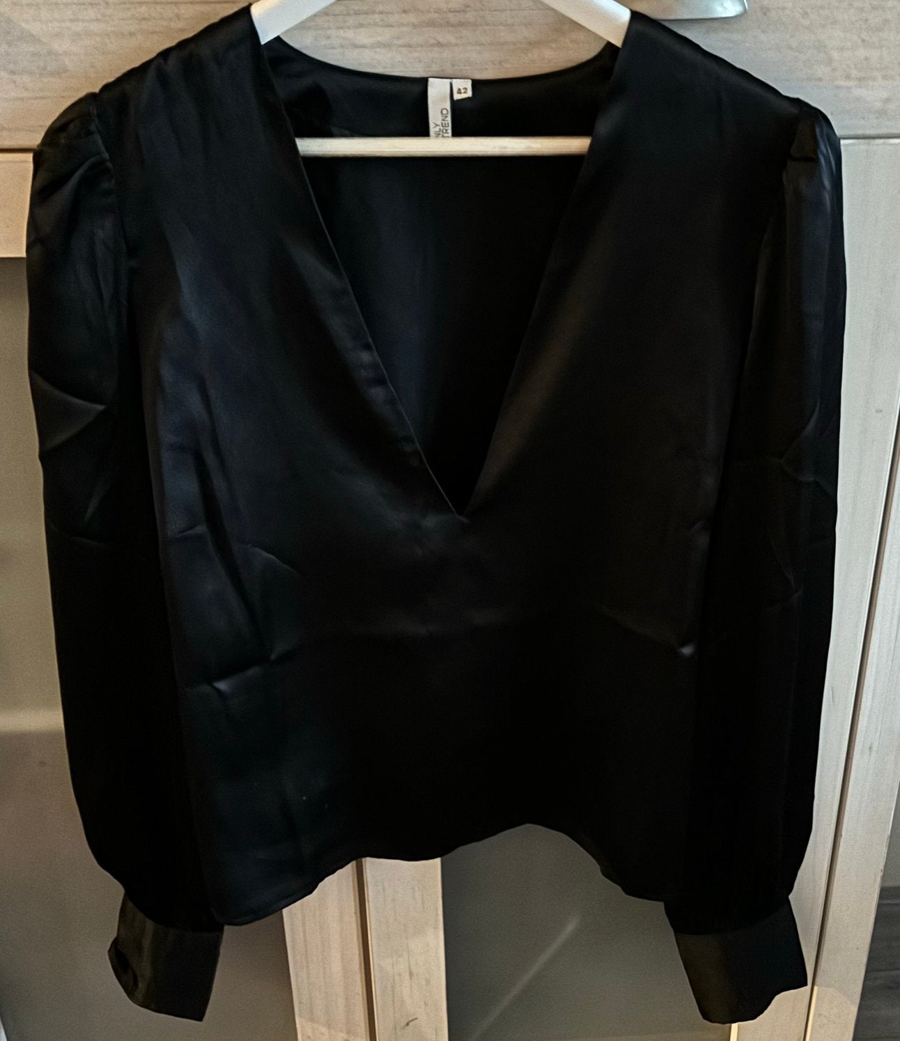 Nieuwe Zwarte blouse/top, Ophalen of Verzenden, Nieuw, Maat 38/40 (M), Zwart