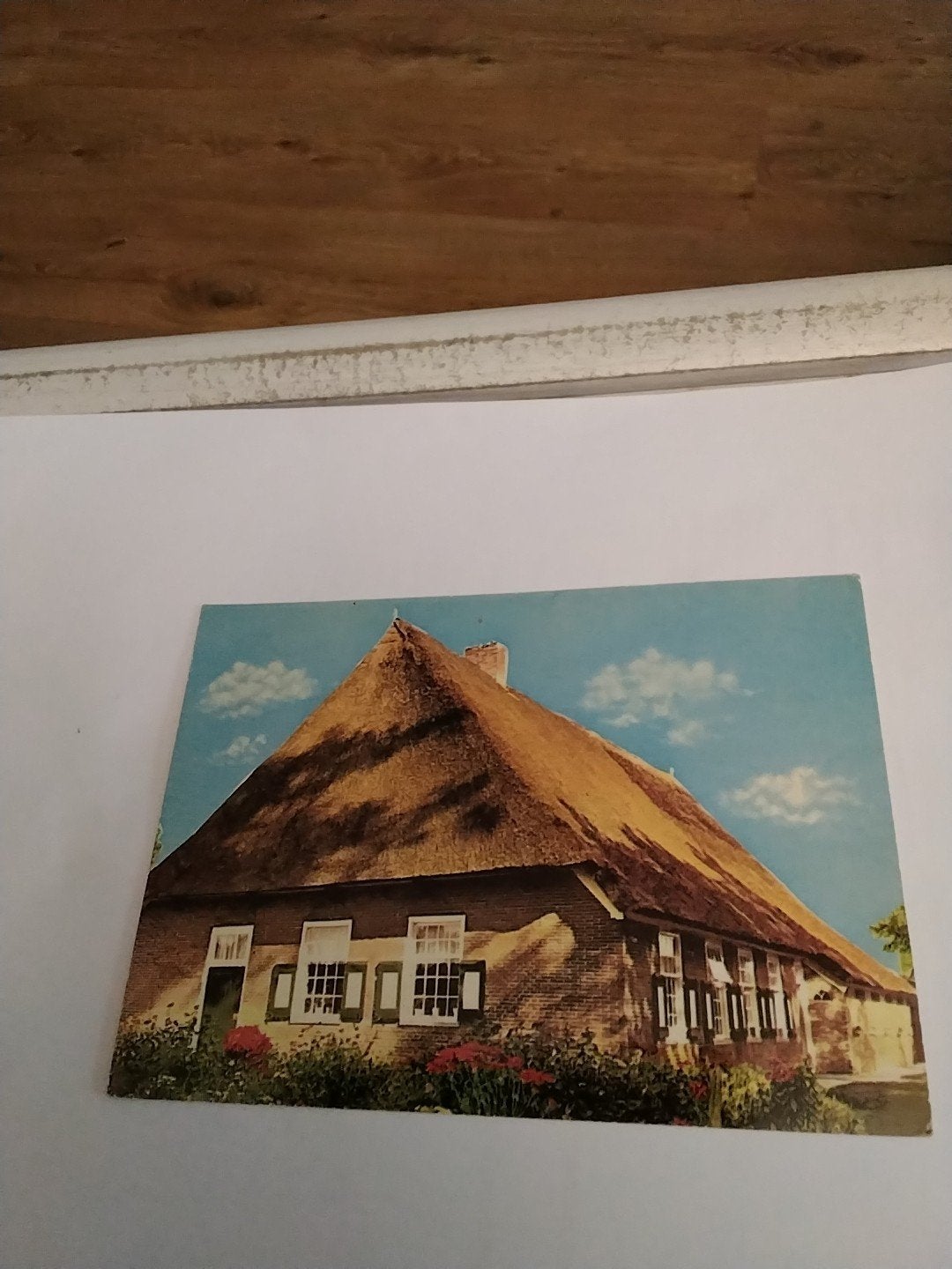 Oude Drentse Boerderij Oosterhesselen Ansichtkaart GEES, Ophalen of Verzenden, 1960 tot 1980, Gelopen, Drenthe
