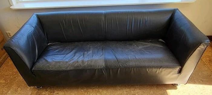 Gelderland 4800 bank, Ophalen of Verzenden, Gebruikt, 75 tot 100 cm, Leer
