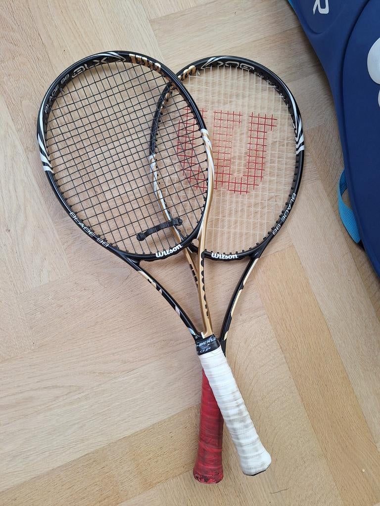Twee Wilson Blade 98 tennisrackets (grip L3), Ophalen of Verzenden, Zo goed als nieuw, Wilson, Racket