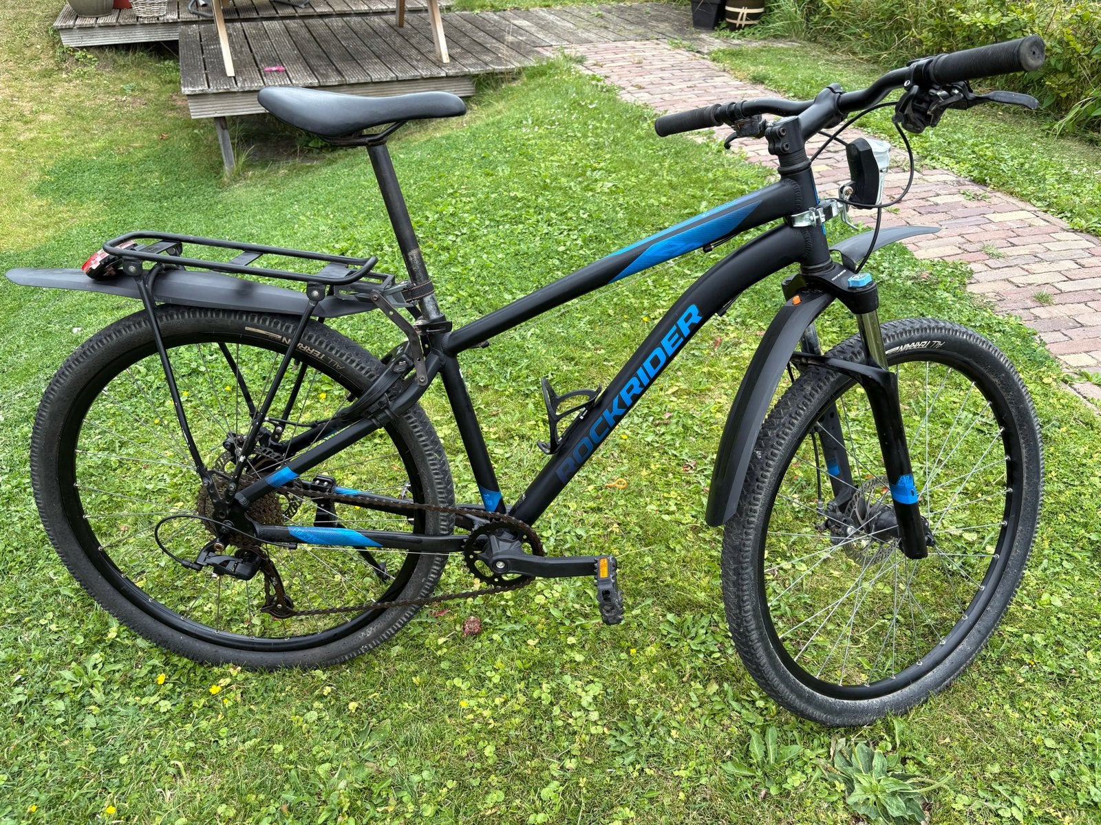 Rockrider Mountainbike - 28 inch, Gebruikt, Schijfrem, 53 tot 57 cm, Ophalen