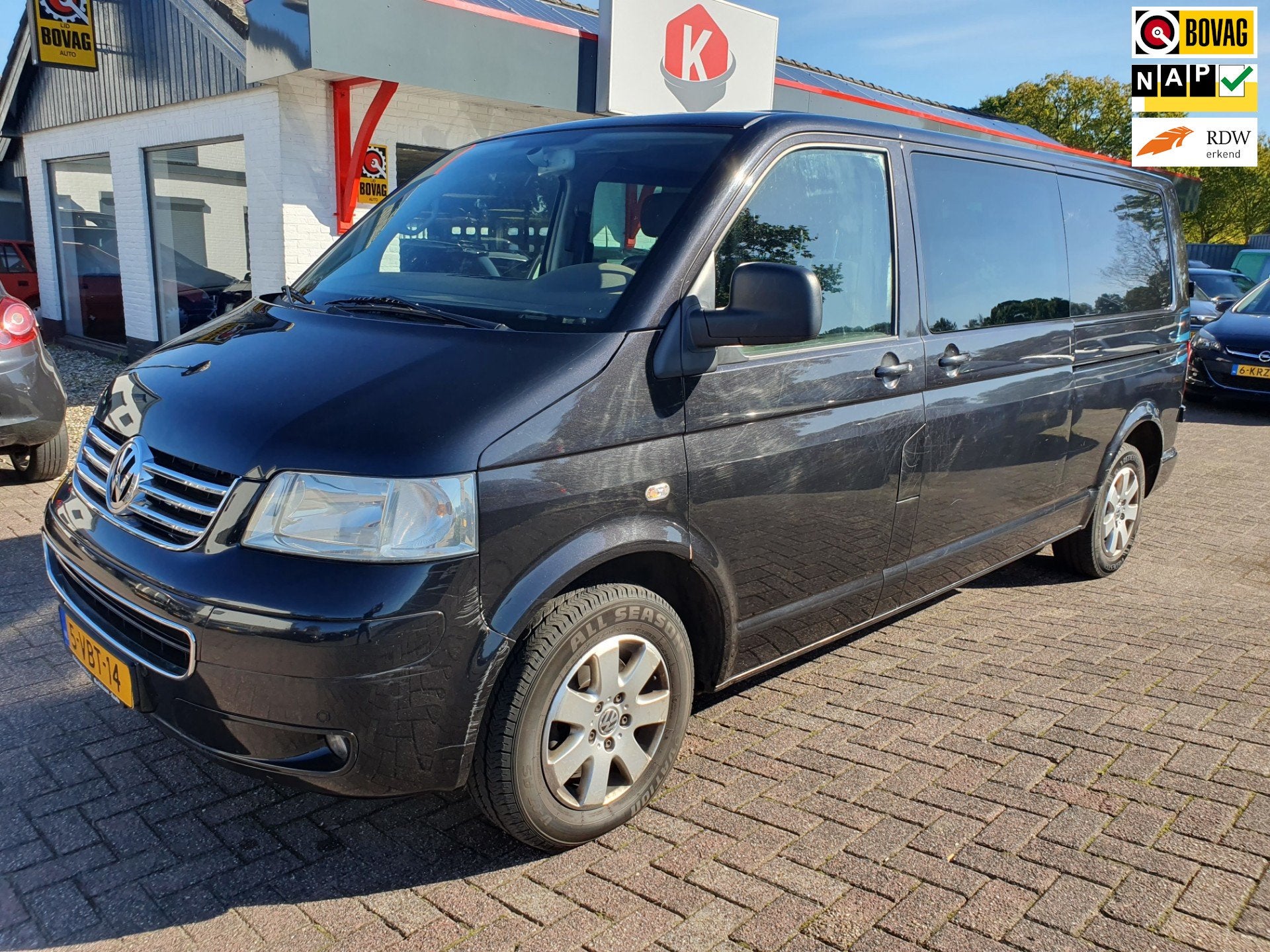 Volkswagen Transporter 2.5 TDI DC L2H1 AUT/AIRCO Dub Schuifd, Gebruikt, Volkswagen, 2020 kg, Origineel Nederlands