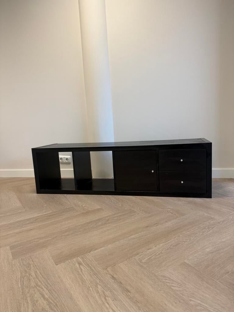 IKEA kallax kast incl lade inzet en deur, Ophalen, 50 tot 100 cm, Zo goed als nieuw, Minder dan 100 cm