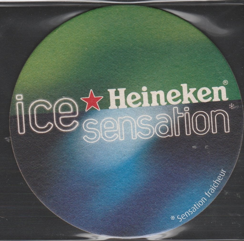 Bierviltje Heineken A 595, Ophalen of Verzenden, Gebruikt, Viltje(s), Heineken