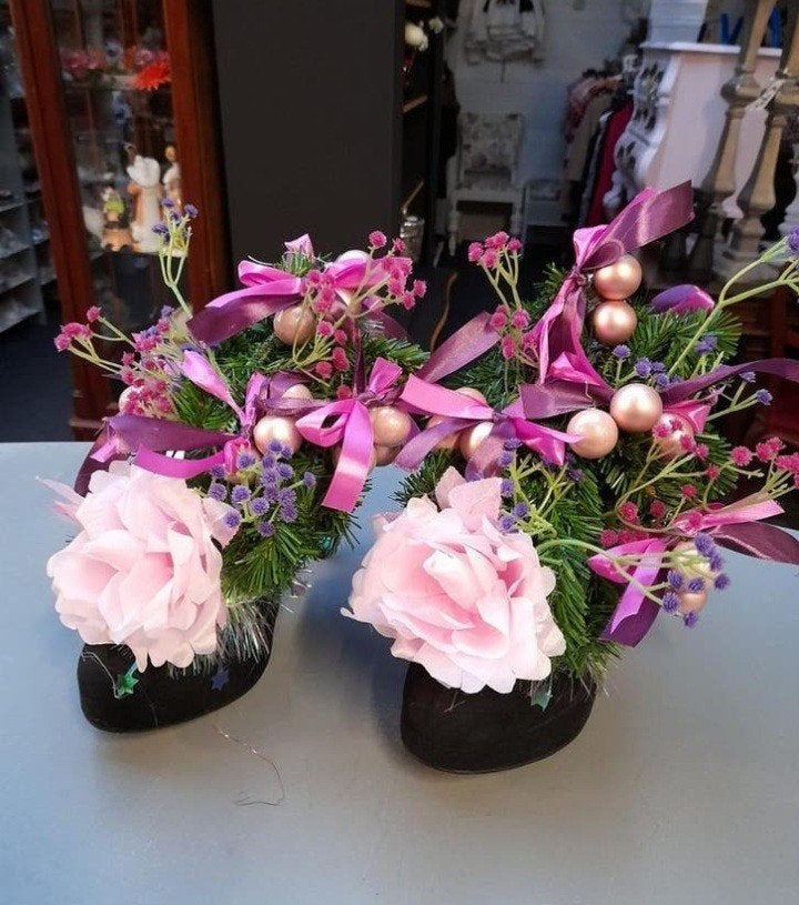 Set opgemaakte kerst pumps, Ophalen of Verzenden